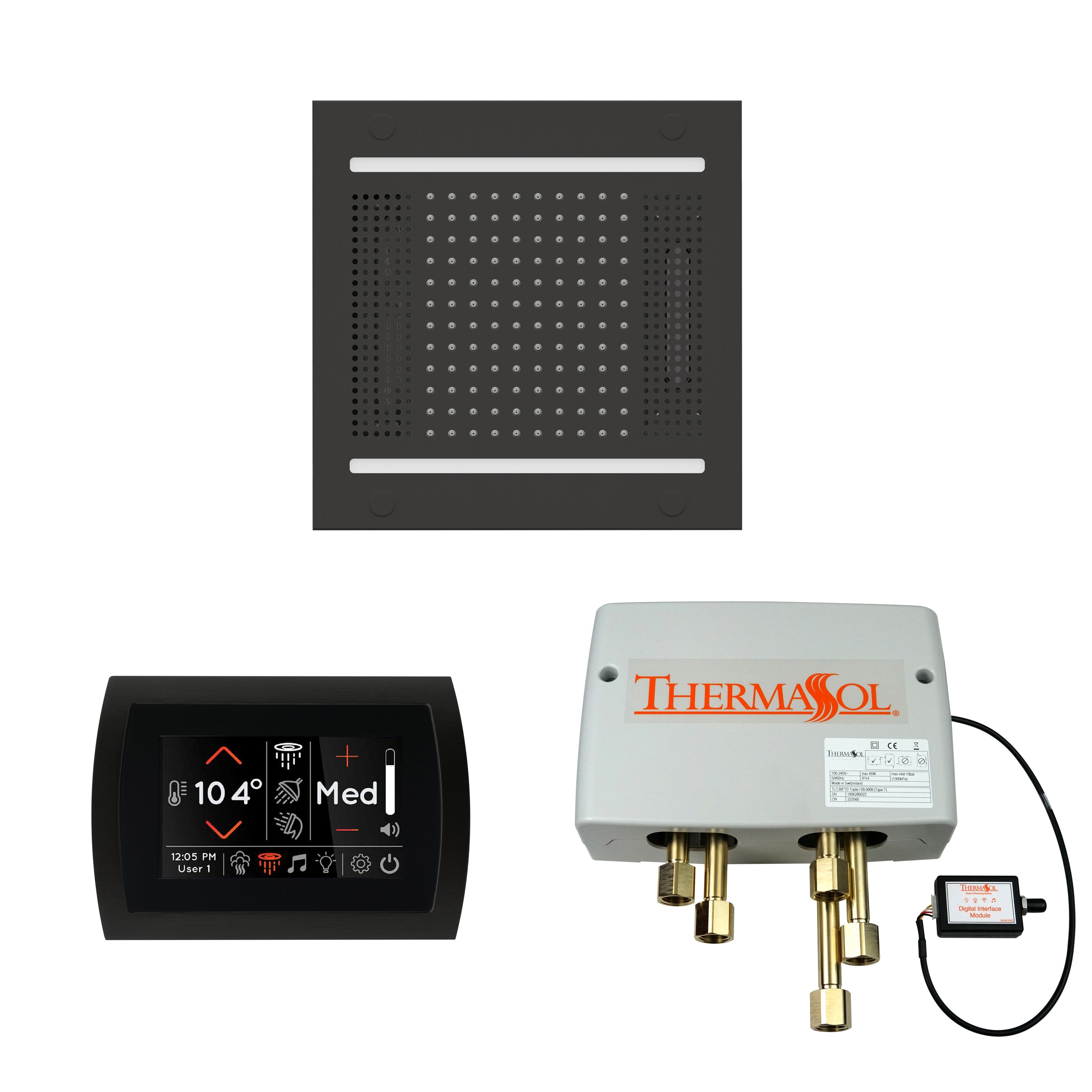 Wellness Shower Package - HydroVive 14 + SignaTouch Control (Wall Mount) + Digital Shower Valve - Maison&Co.