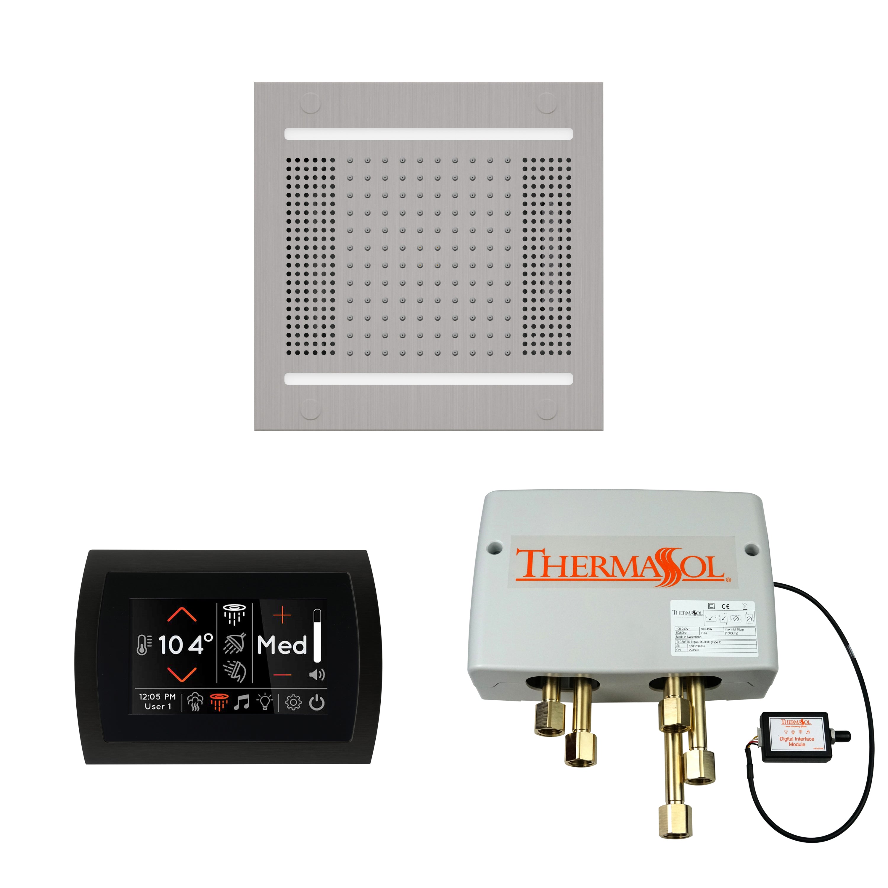 Wellness Shower Package - HydroVive 14 + SignaTouch Control (Wall Mount) + Digital Shower Valve - Maison&Co.