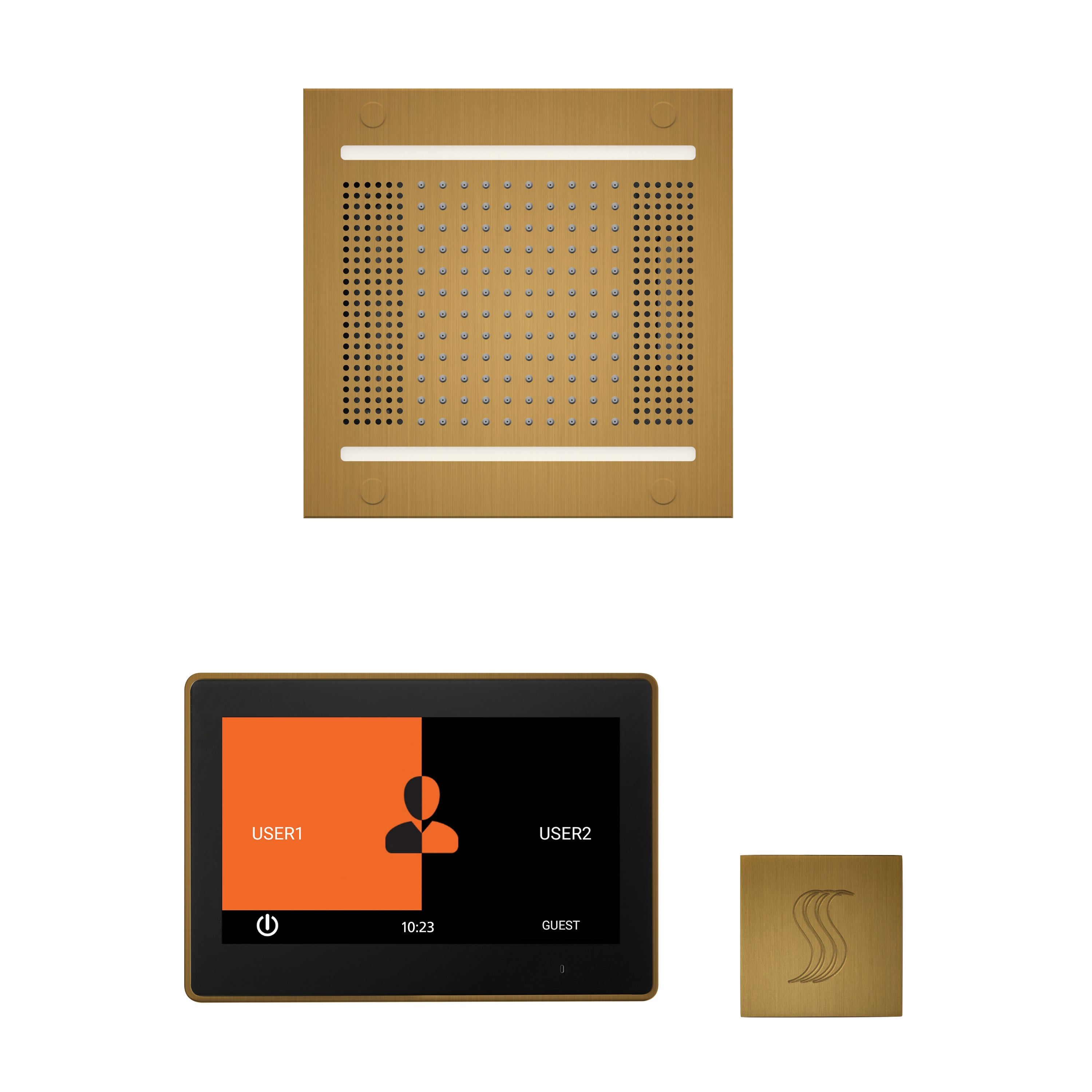 Wellness Steam Package - HydroVive 14 + ThermaTouch 10 Control + Steam Head (Square) - Maison&Co.