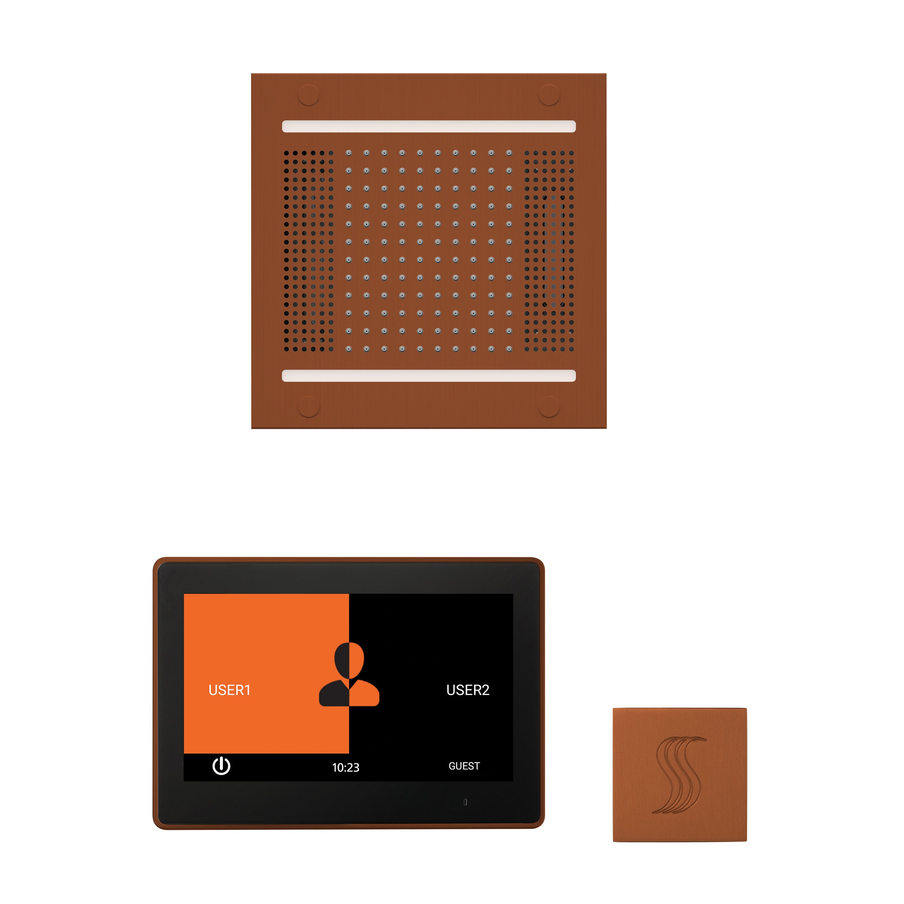Wellness Steam Package - HydroVive 14 + ThermaTouch 10 Control + Steam Head (Square) - Maison&Co.