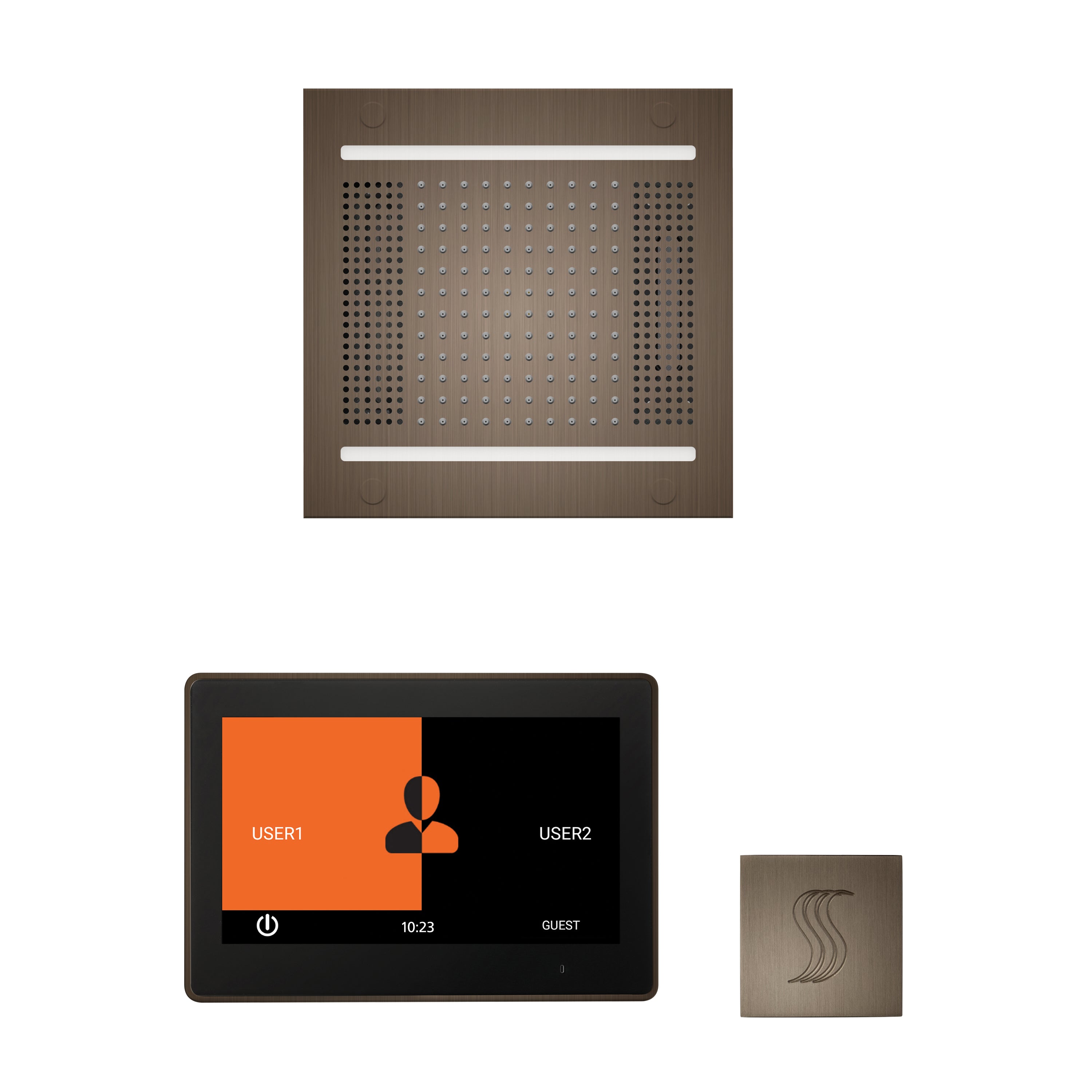 Wellness Steam Package - HydroVive 14 + ThermaTouch 10 Control + Steam Head (Square) - Maison&Co.