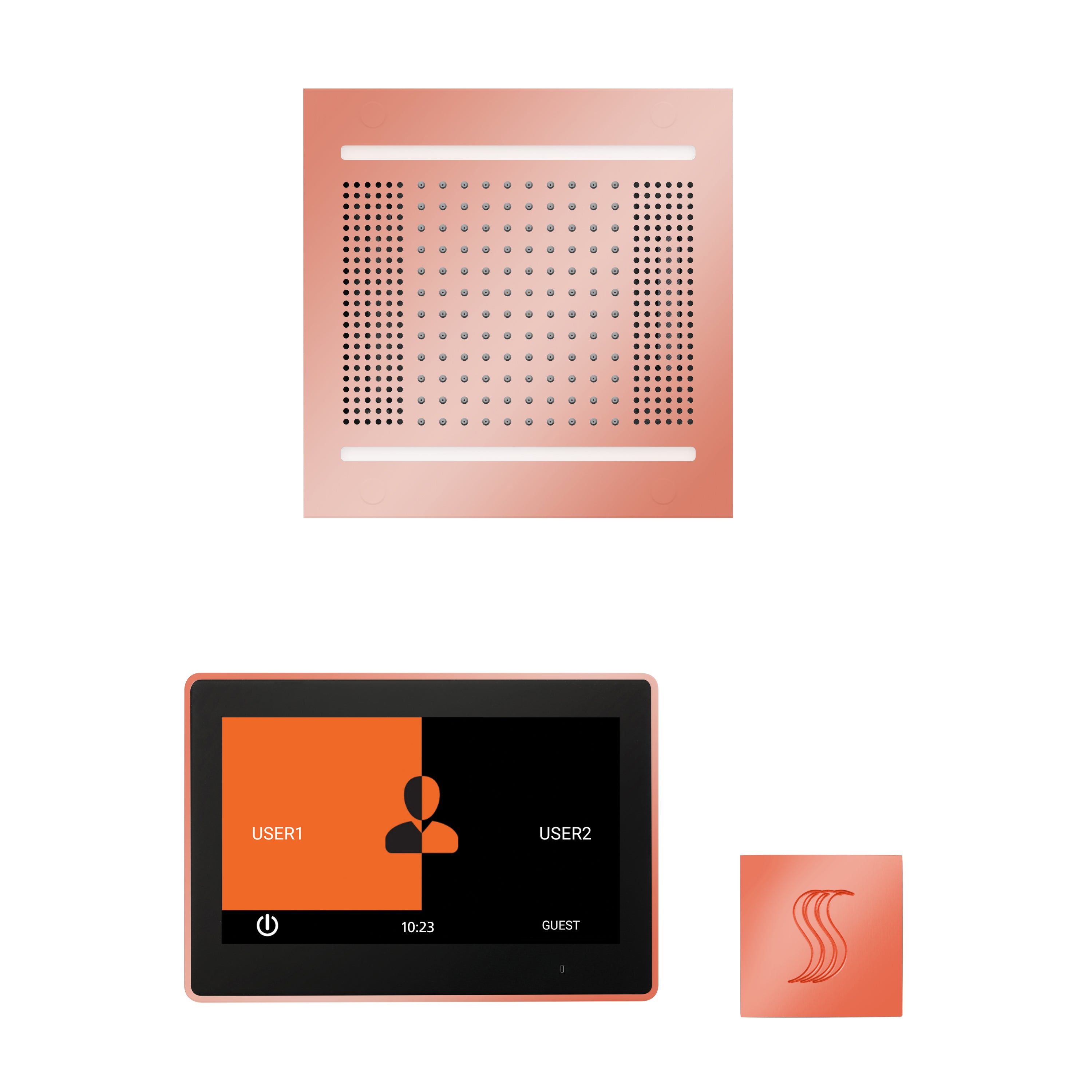 Wellness Steam Package - HydroVive 14 + ThermaTouch 10 Control + Steam Head (Square) - Maison&Co.