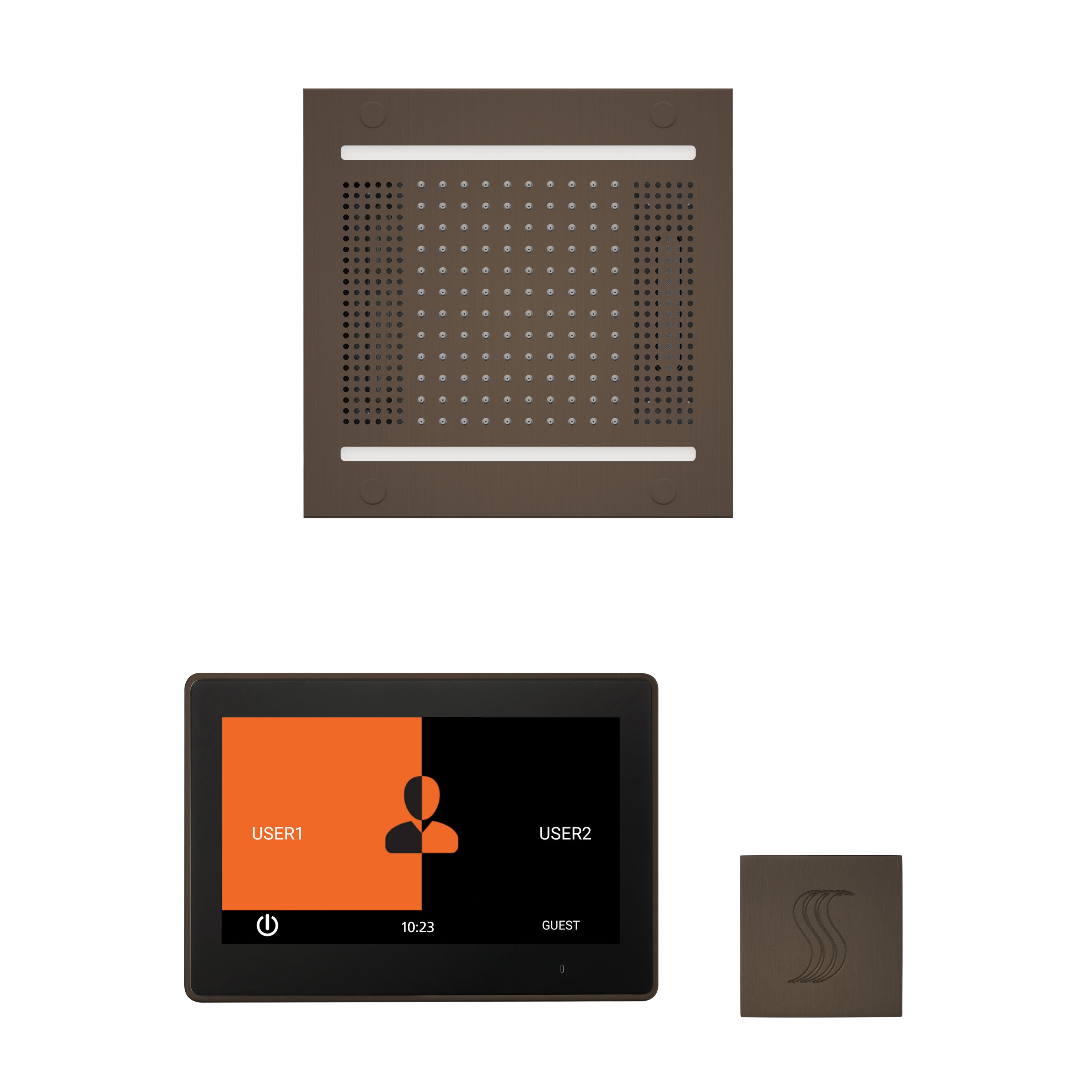 Wellness Steam Package - HydroVive 14 + ThermaTouch 10 Control + Steam Head (Square) - Maison&Co.