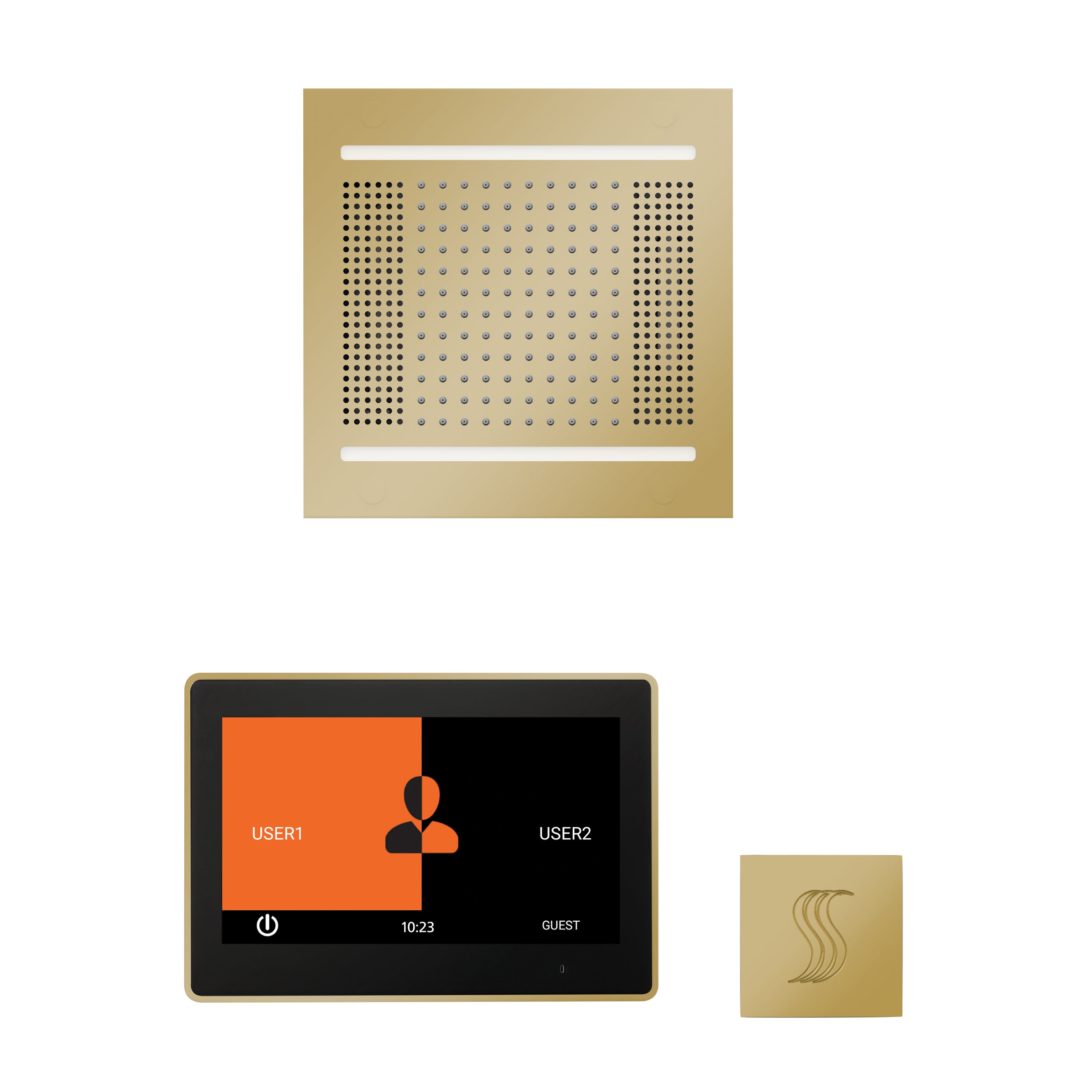 Wellness Steam Package - HydroVive 14 + ThermaTouch 10 Control + Steam Head (Square) - Maison&Co.