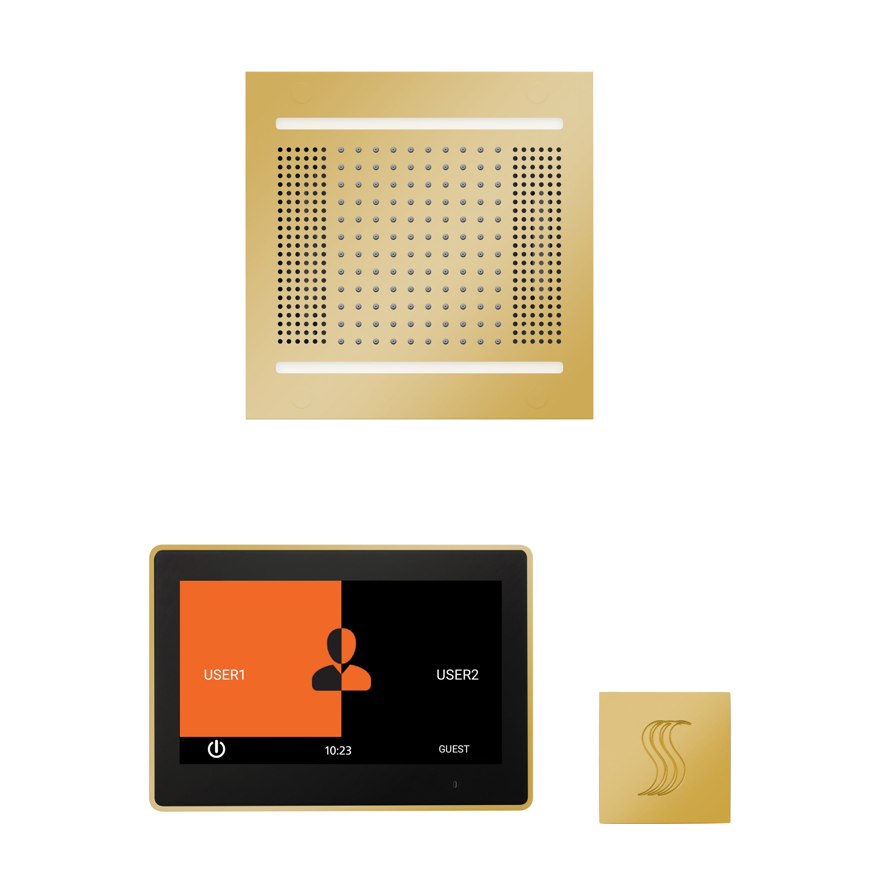 Wellness Steam Package - HydroVive 14 + ThermaTouch 10 Control + Steam Head (Square) - Maison&Co.