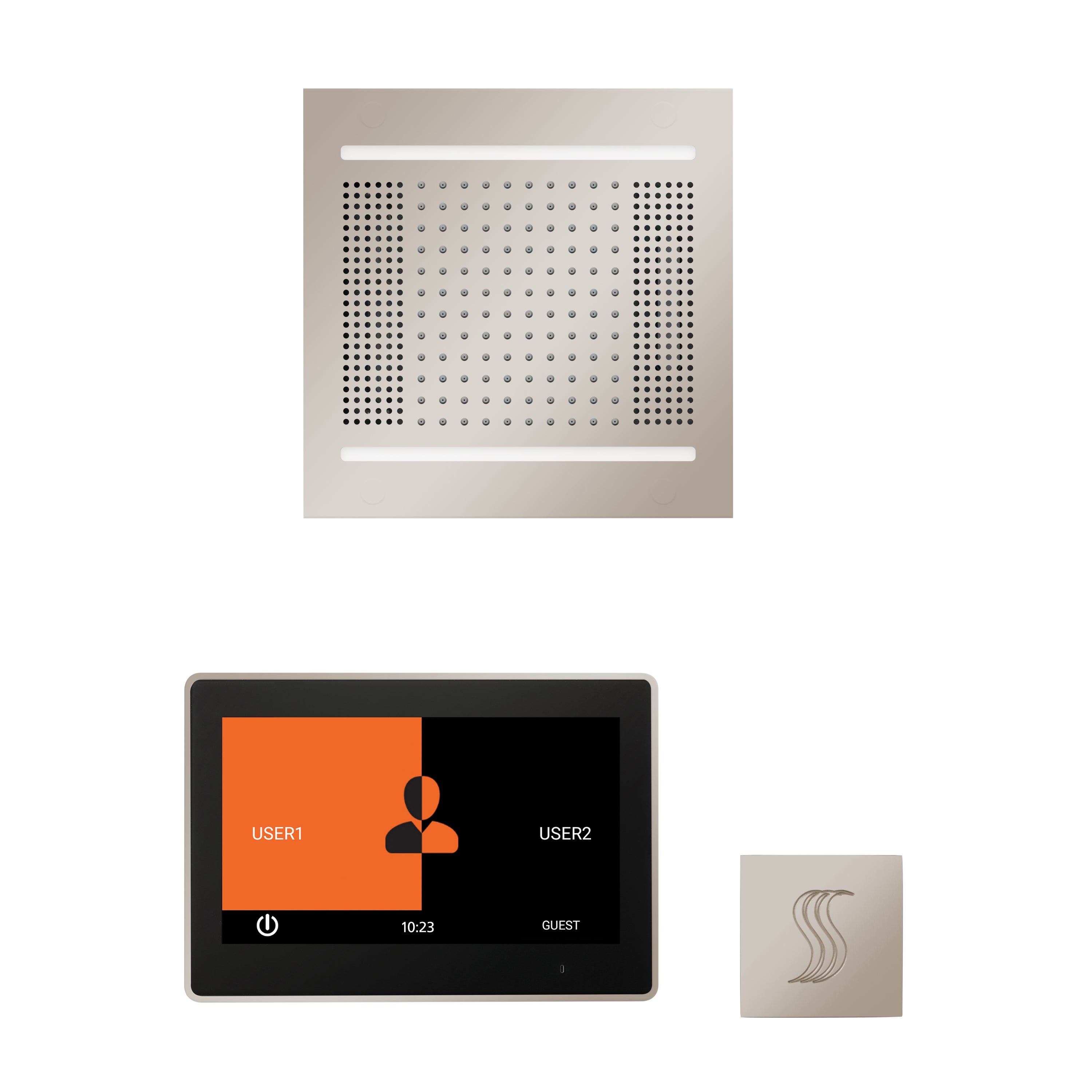 Wellness Steam Package - HydroVive 14 + ThermaTouch 10 Control + Steam Head (Square) - Maison&Co.