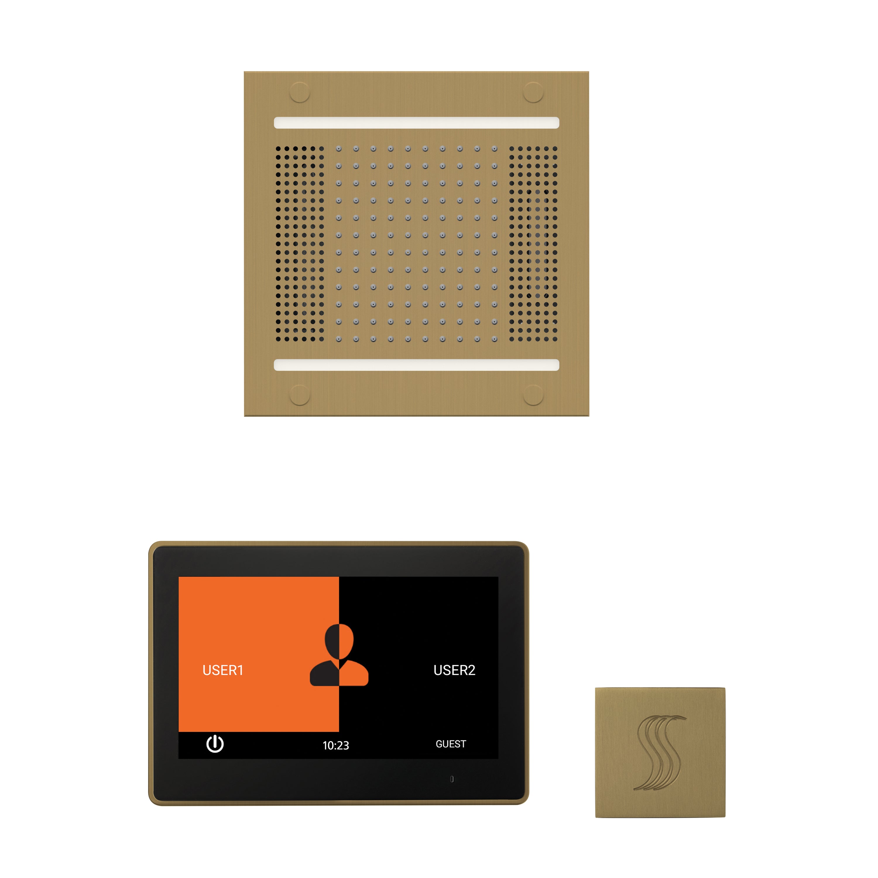 Wellness Steam Package - HydroVive 14 + ThermaTouch 10 Control + Steam Head (Square) - Maison&Co.