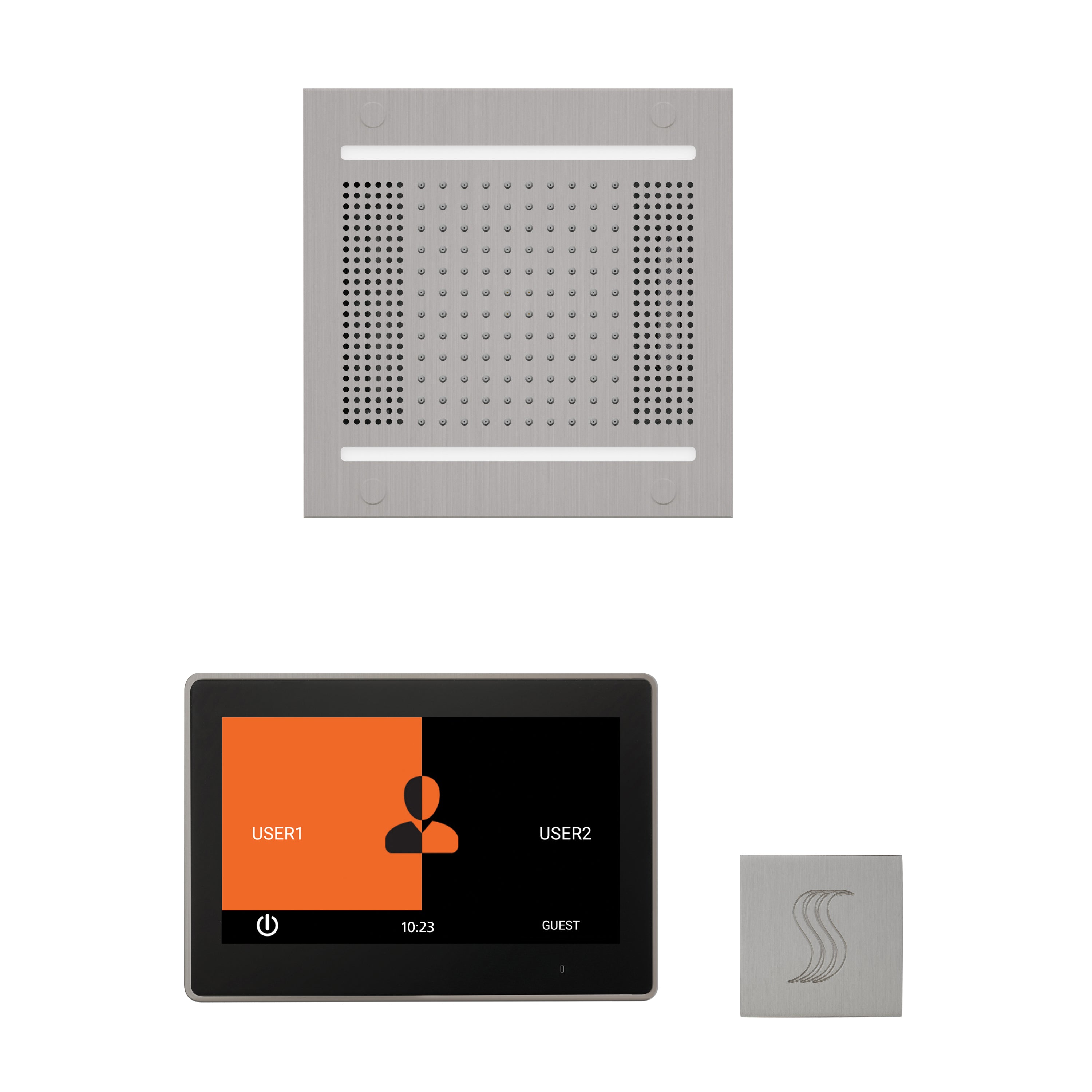 Wellness Steam Package - HydroVive 14 + ThermaTouch 10 Control + Steam Head (Square) - Maison&Co.