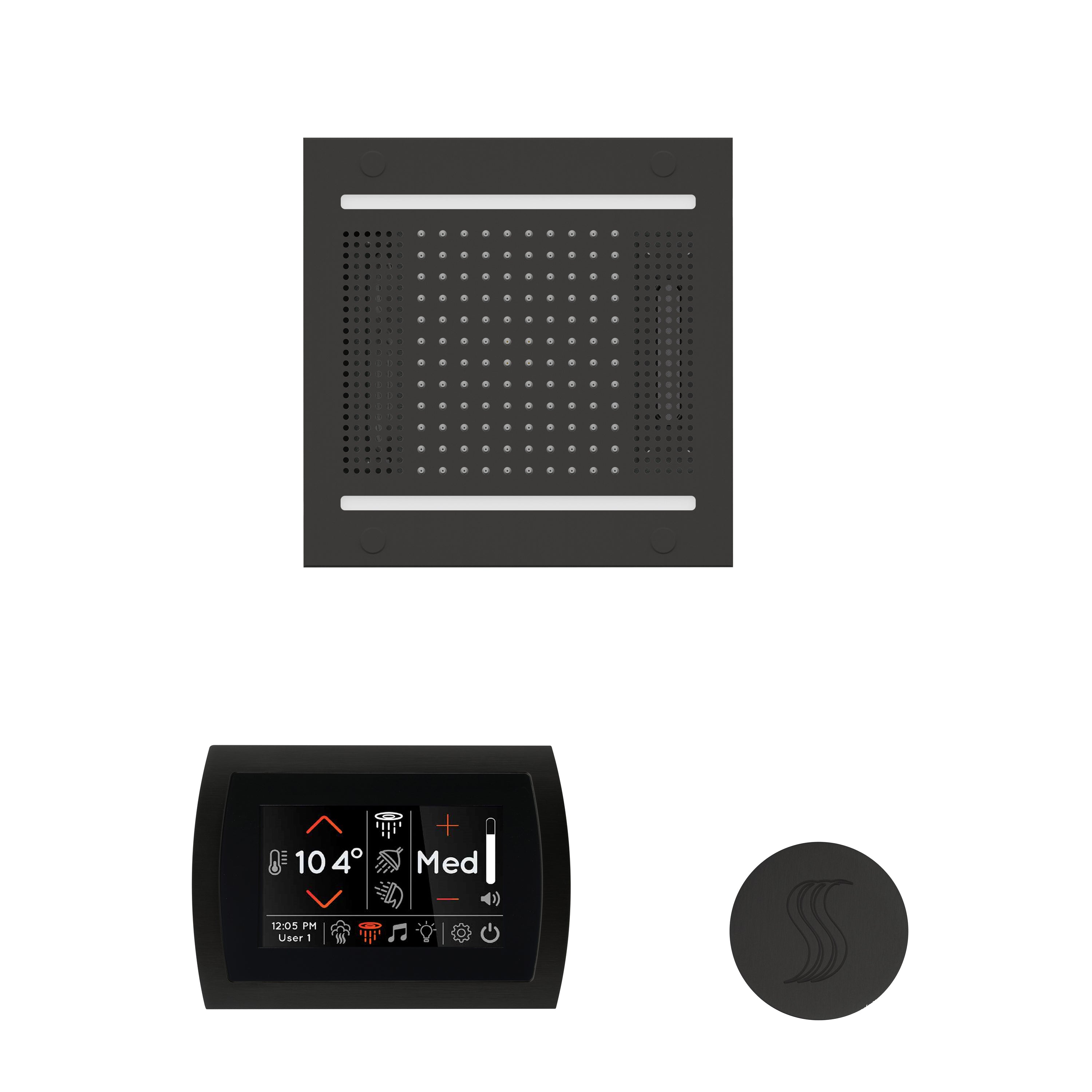 Wellness Steam Package - HydroVive 14 + SignaTouch Control (Wall Mount) + Steam Head (Square) - Maison&Co.