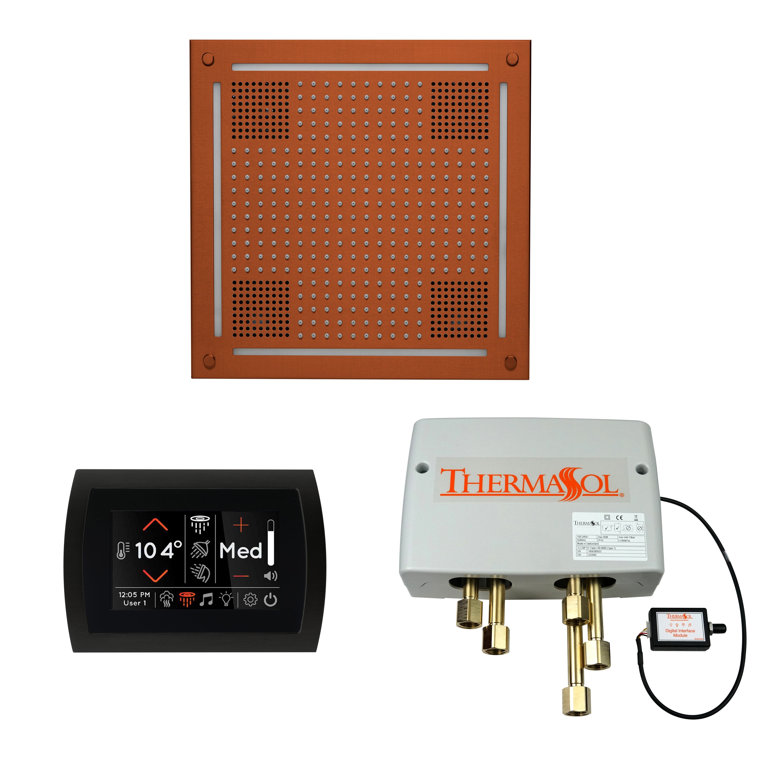 Wellness Shower Package - HydroVive 18 + SignaTouch Control (Wall Mount) + Digital Shower Valve - Maison&Co.