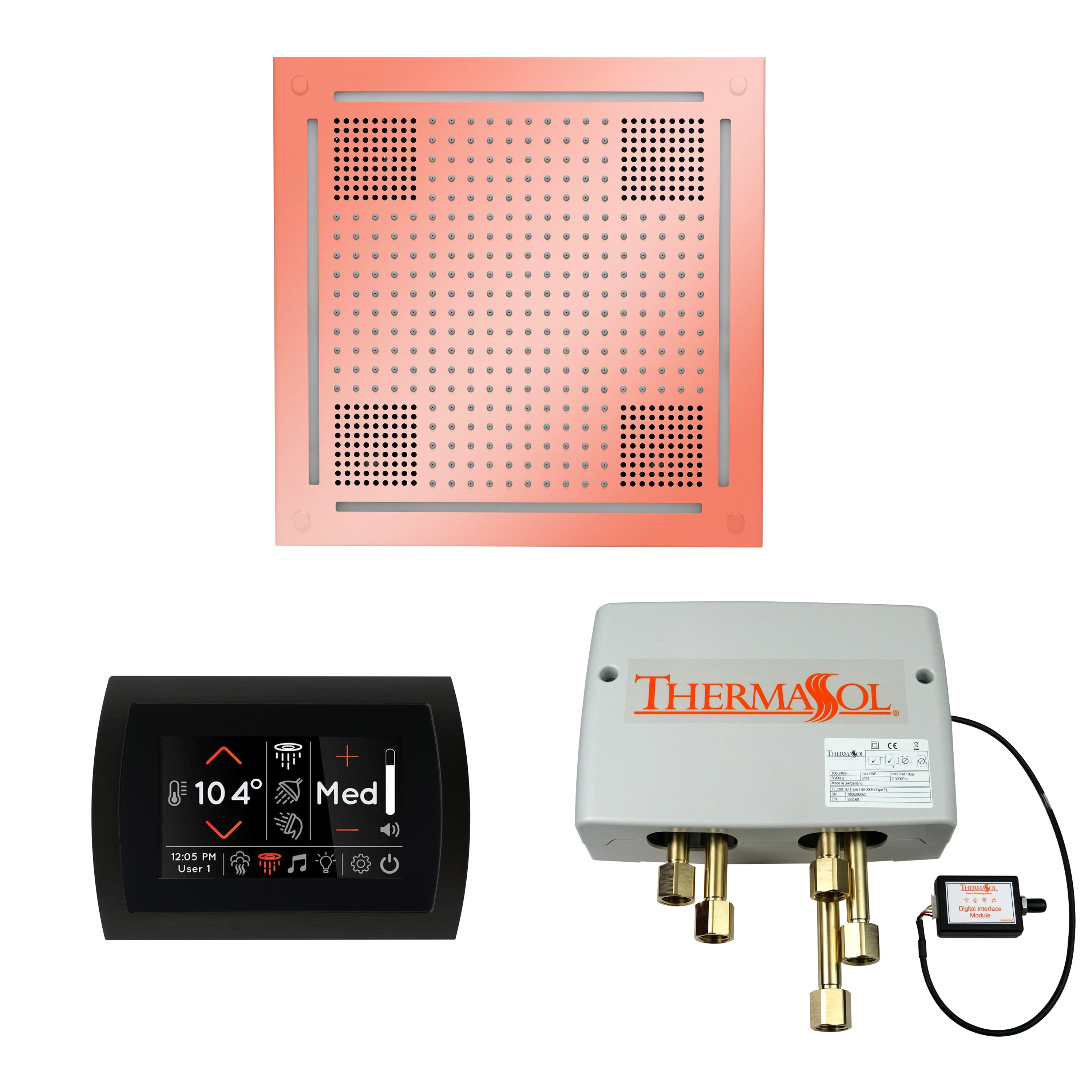 Wellness Shower Package - HydroVive 18 + SignaTouch Control (Wall Mount) + Digital Shower Valve - Maison&Co.