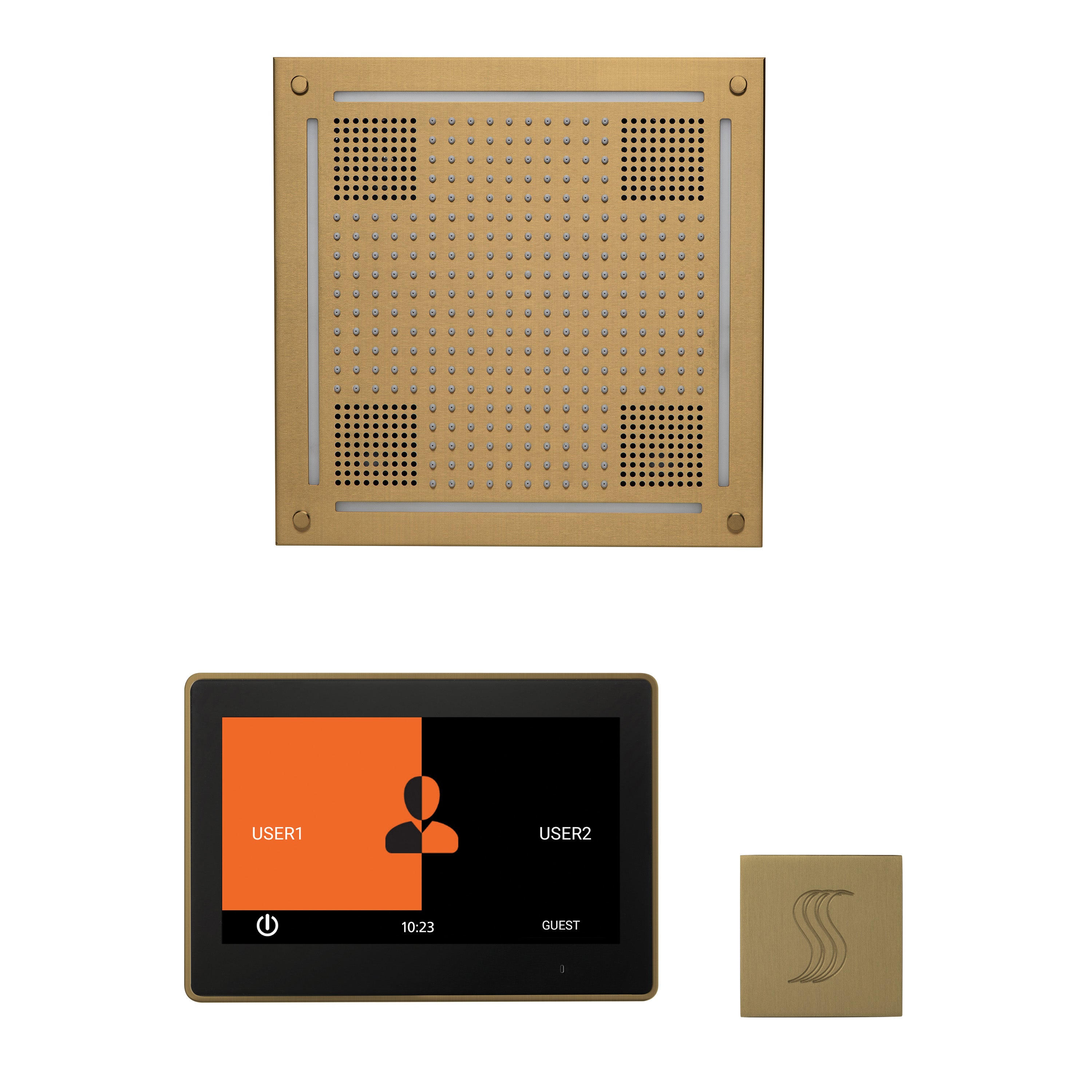 Wellness Steam Package - HydroVive 18 + ThermaTouch 10 Control + Steam Head (Square) - Maison&Co.