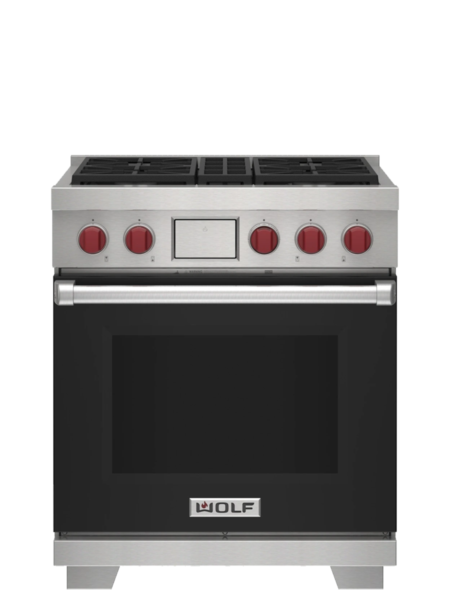 30" Dual Fuel Range - 4 Burners