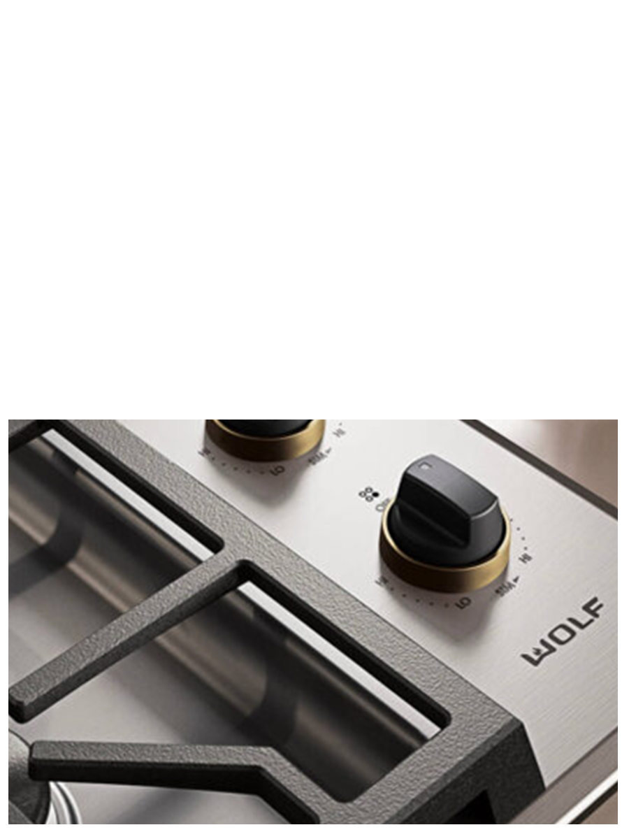 36" Professional Gas Cooktop - 5 Burners