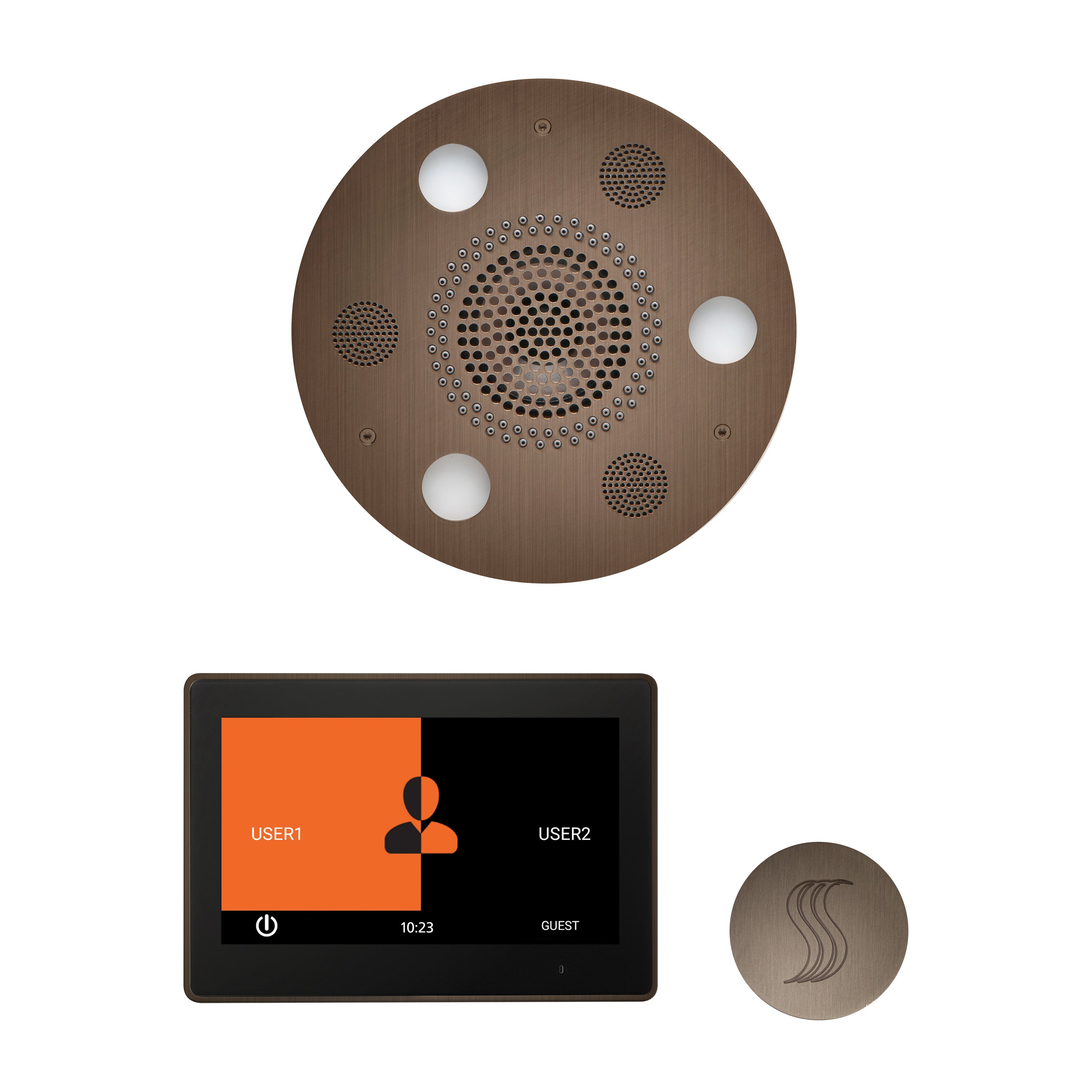 Wellness Steam Package - Serenity Advanced (Round) + ThermaTouch 10 Control + Steam Head (Round) - Maison&Co.