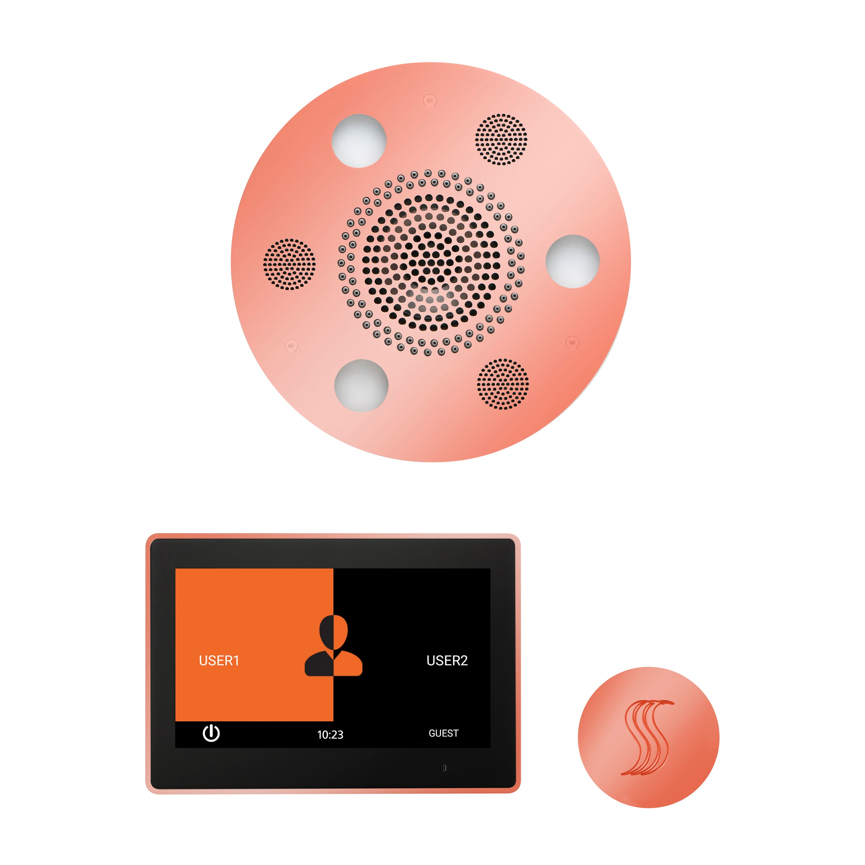 Wellness Steam Package - Serenity Advanced (Round) + ThermaTouch 10 Control + Steam Head (Round) - Maison&Co.