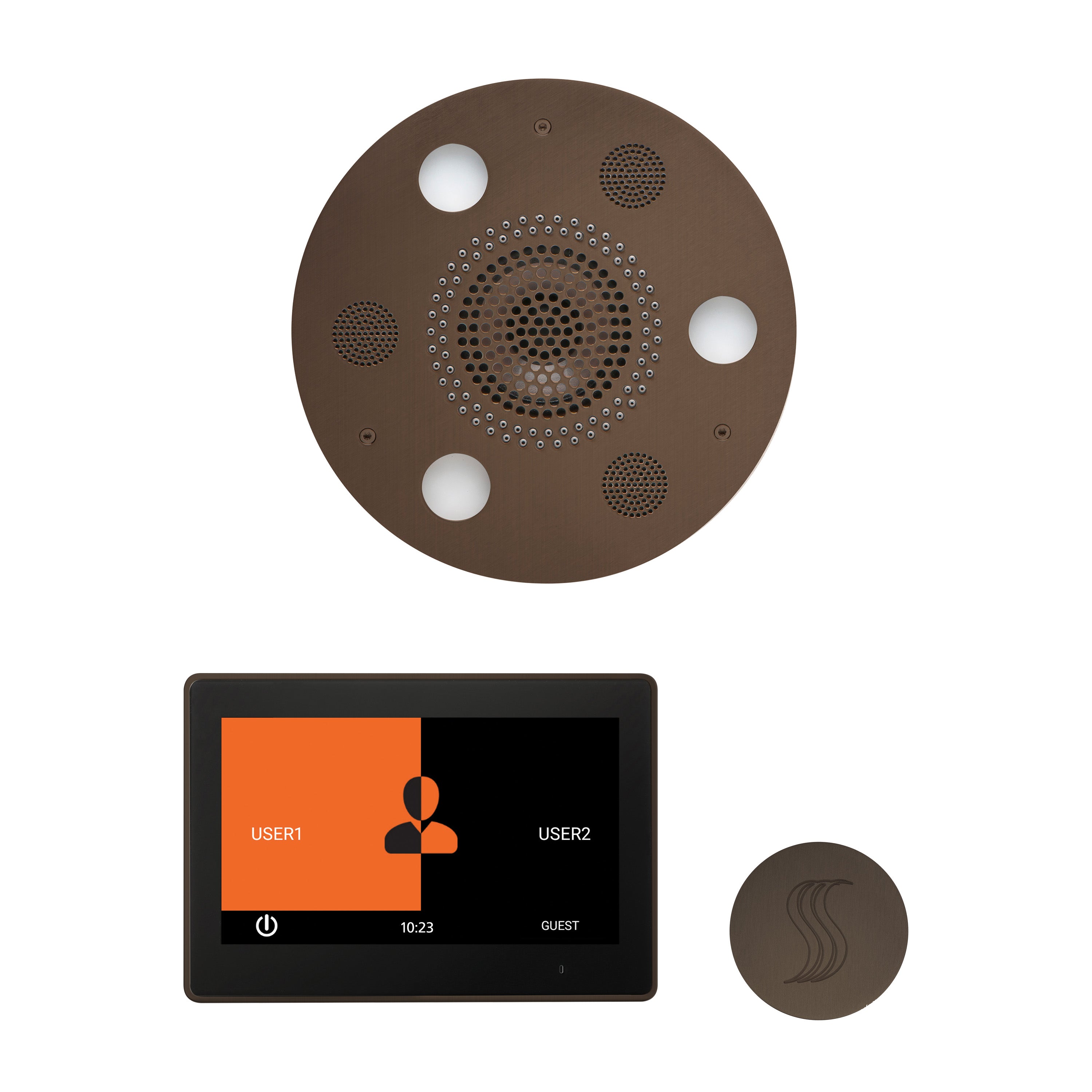 Wellness Steam Package - Serenity Advanced (Round) + ThermaTouch 10 Control + Steam Head (Round) - Maison&Co.