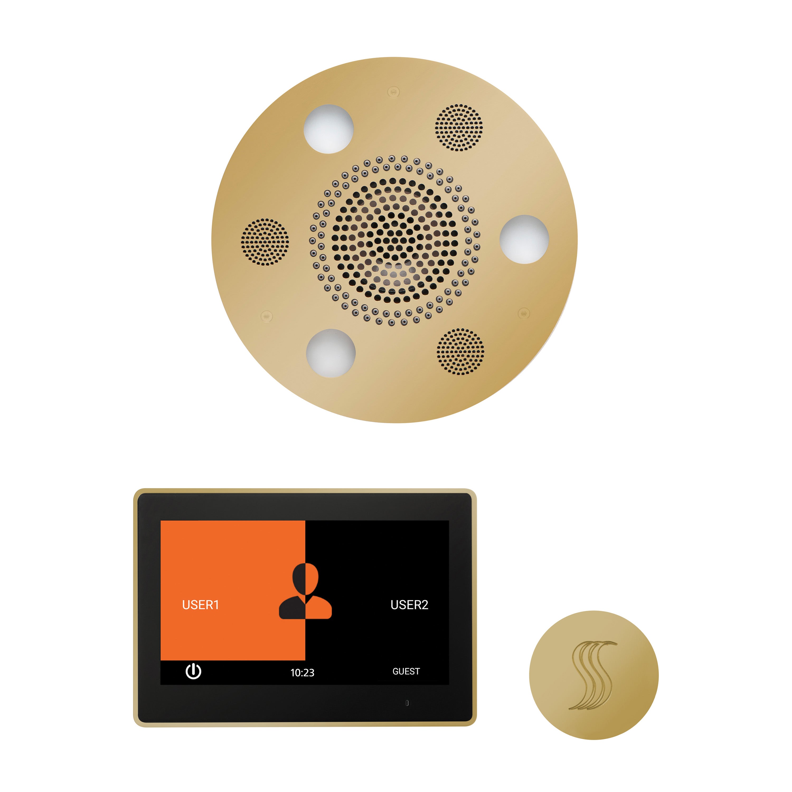 Wellness Steam Package - Serenity Advanced (Round) + ThermaTouch 10 Control + Steam Head (Round) - Maison&Co.