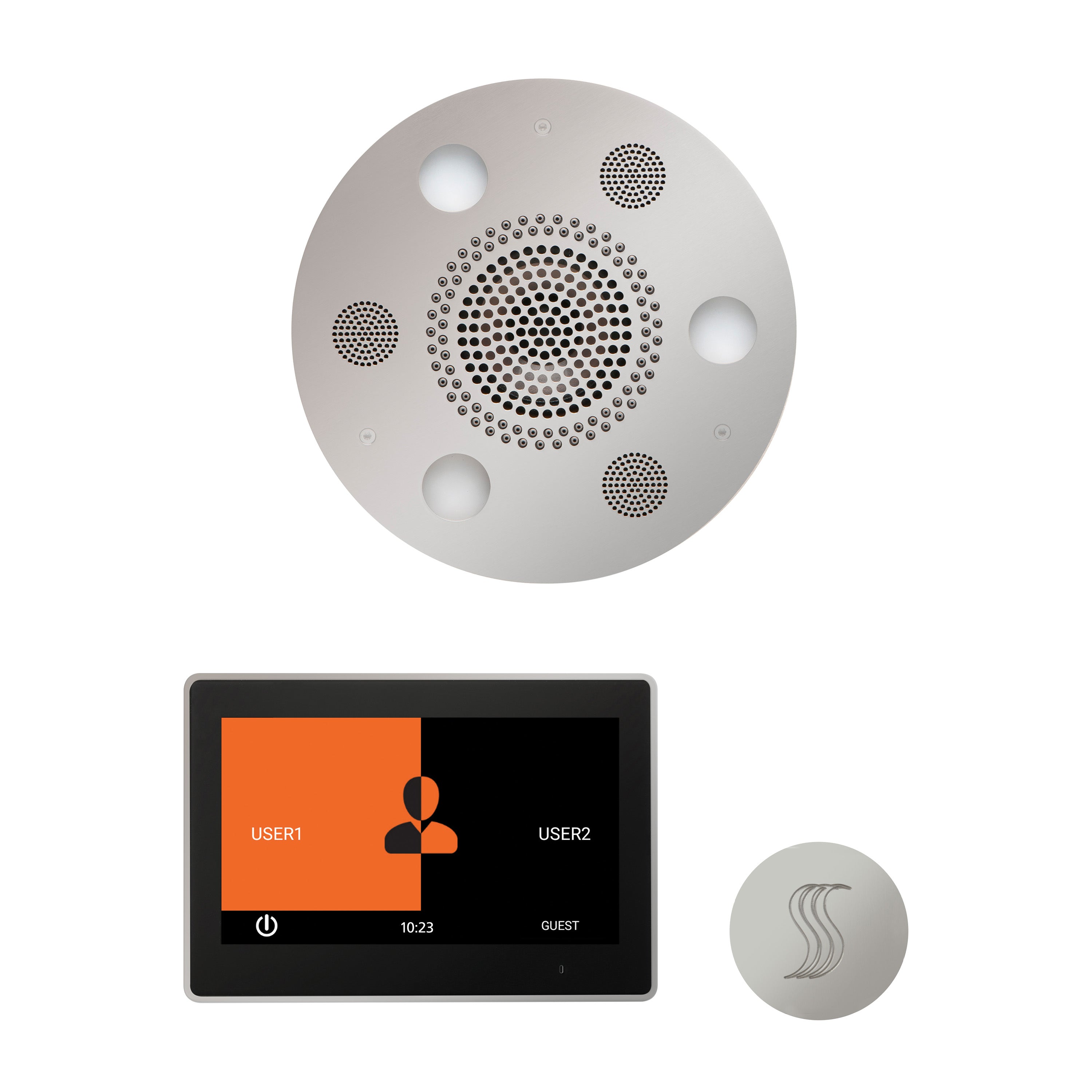Wellness Steam Package - Serenity Advanced (Round) + ThermaTouch 10 Control + Steam Head (Round) - Maison&Co.