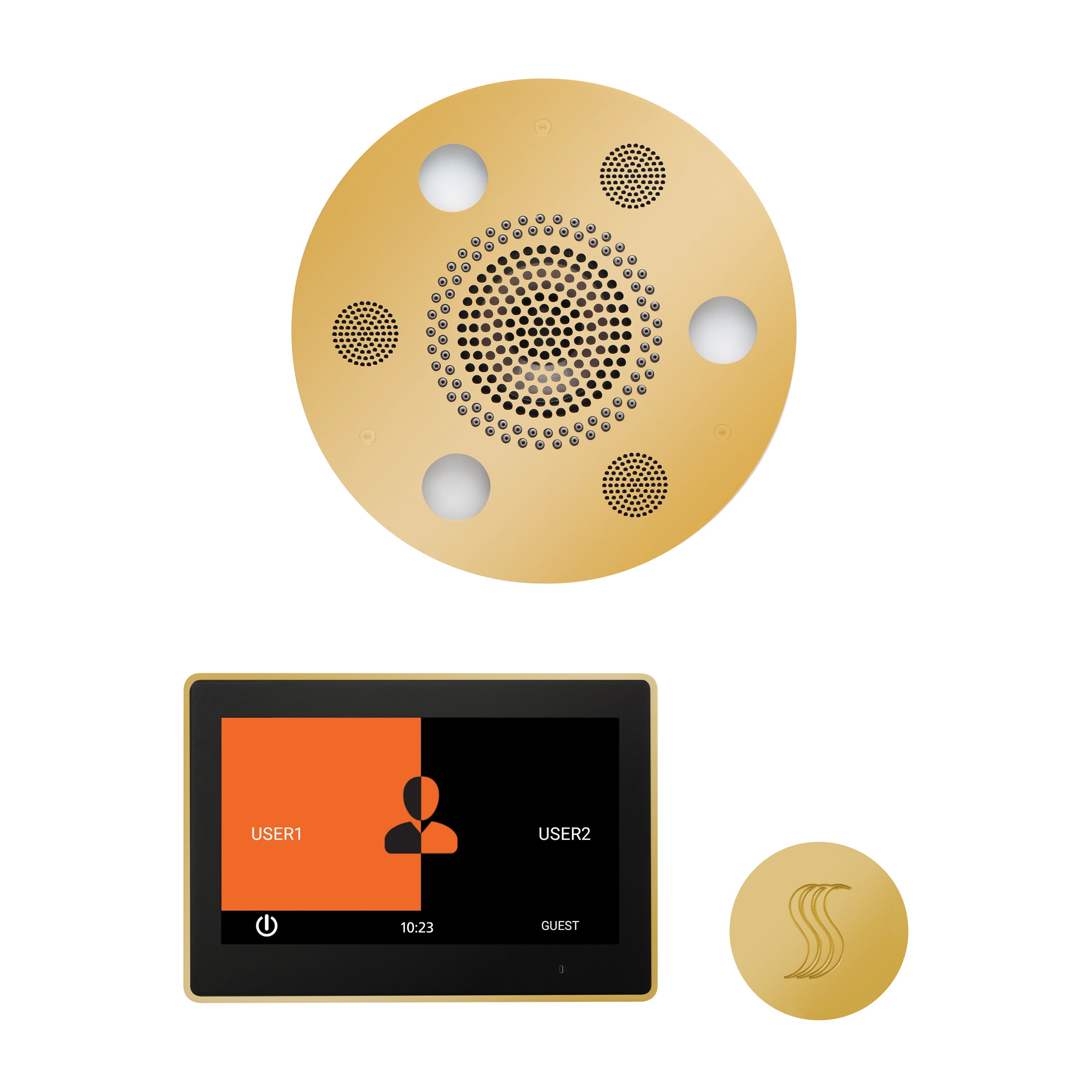 Wellness Steam Package - Serenity Advanced (Round) + ThermaTouch 10 Control + Steam Head (Round) - Maison&Co.