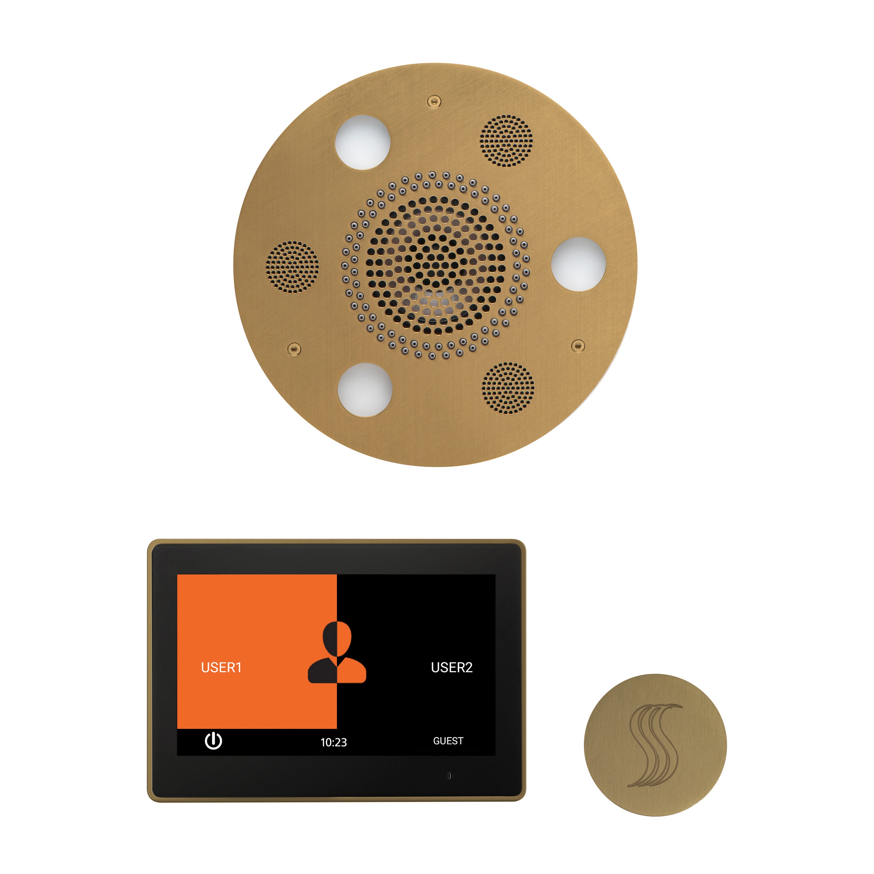 Wellness Steam Package - Serenity Advanced (Round) + ThermaTouch 10 Control + Steam Head (Round) - Maison&Co.