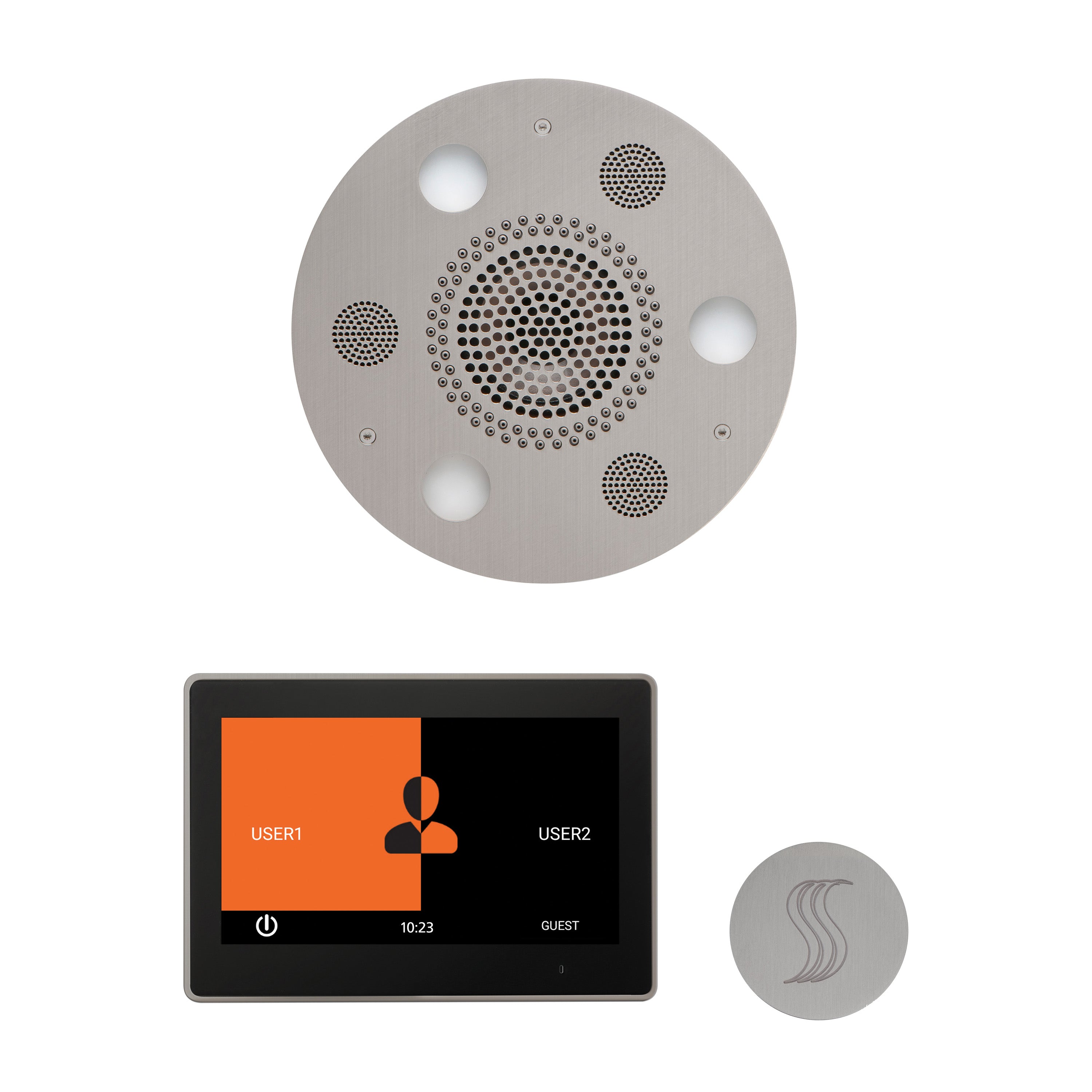 Wellness Steam Package - Serenity Advanced (Round) + ThermaTouch 10 Control + Steam Head (Round) - Maison&Co.
