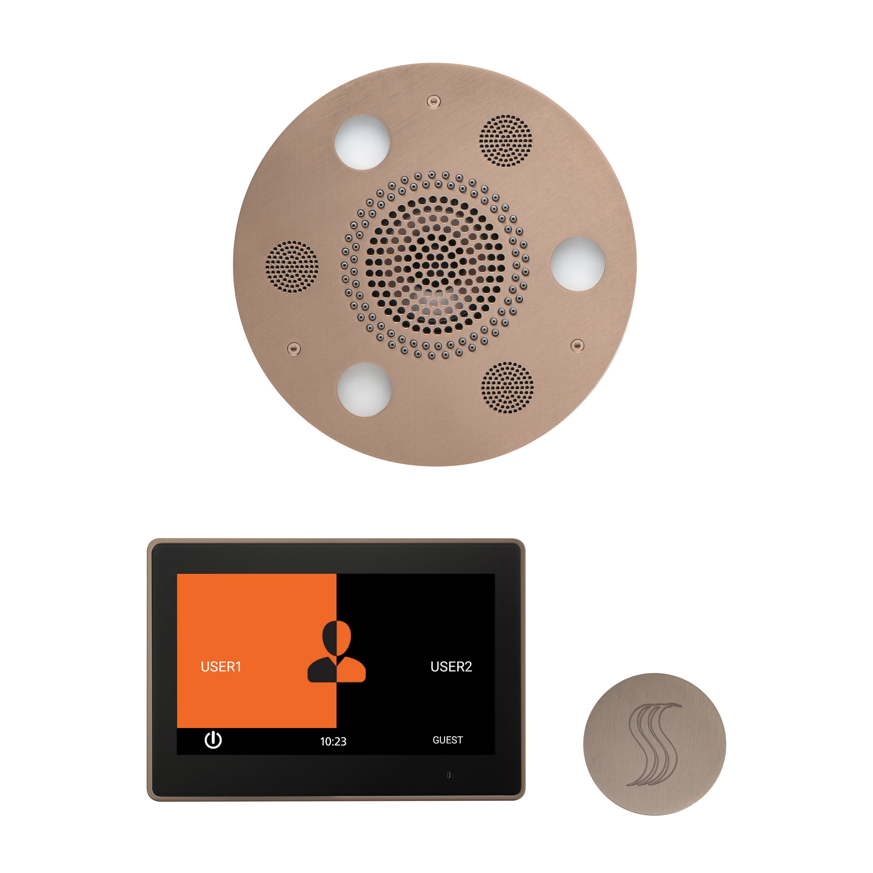 Wellness Steam Package - Serenity Advanced (Round) + ThermaTouch 10 Control + Steam Head (Round) - Maison&Co.