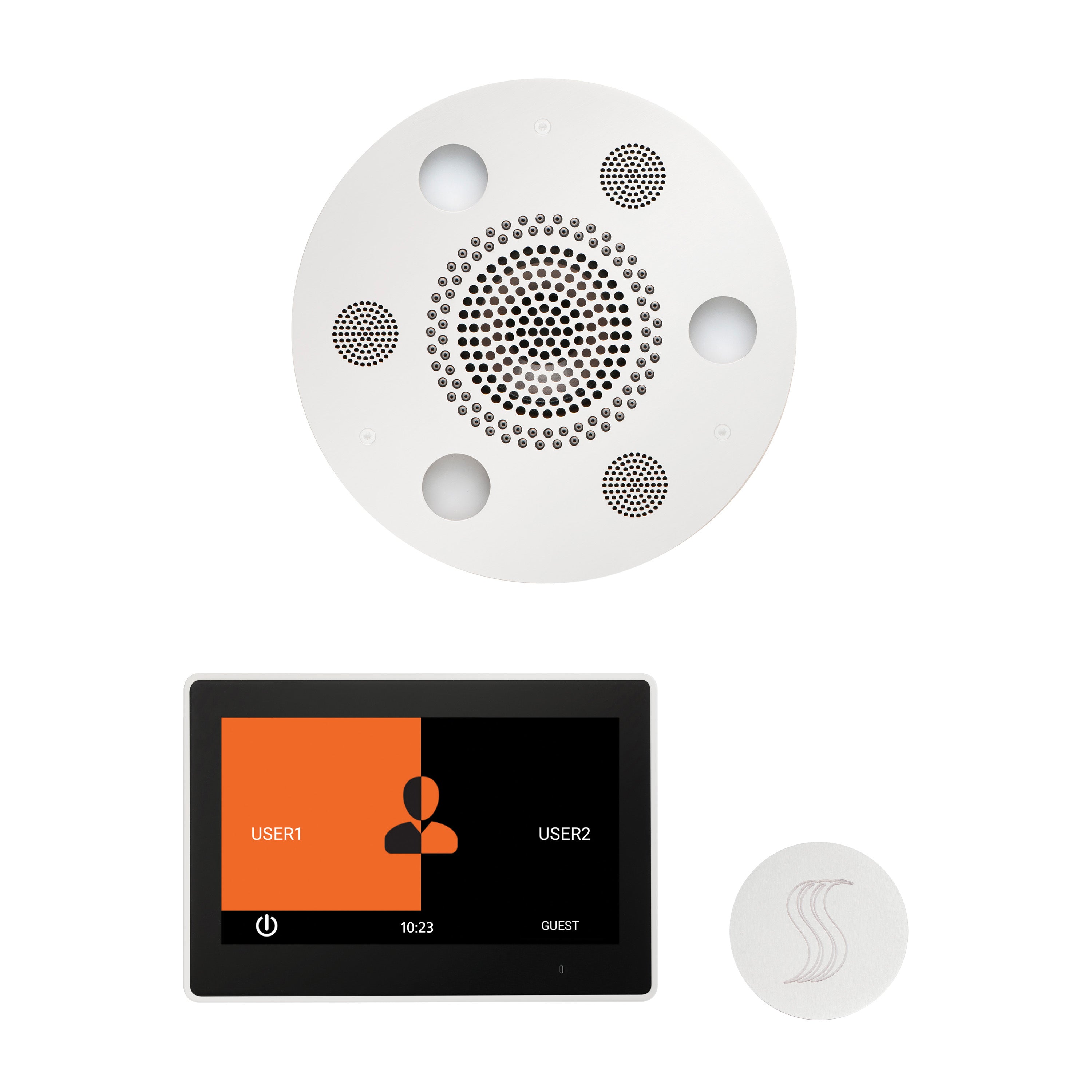 Wellness Steam Package - Serenity Advanced (Round) + ThermaTouch 10 Control + Steam Head (Round) - Maison&Co.