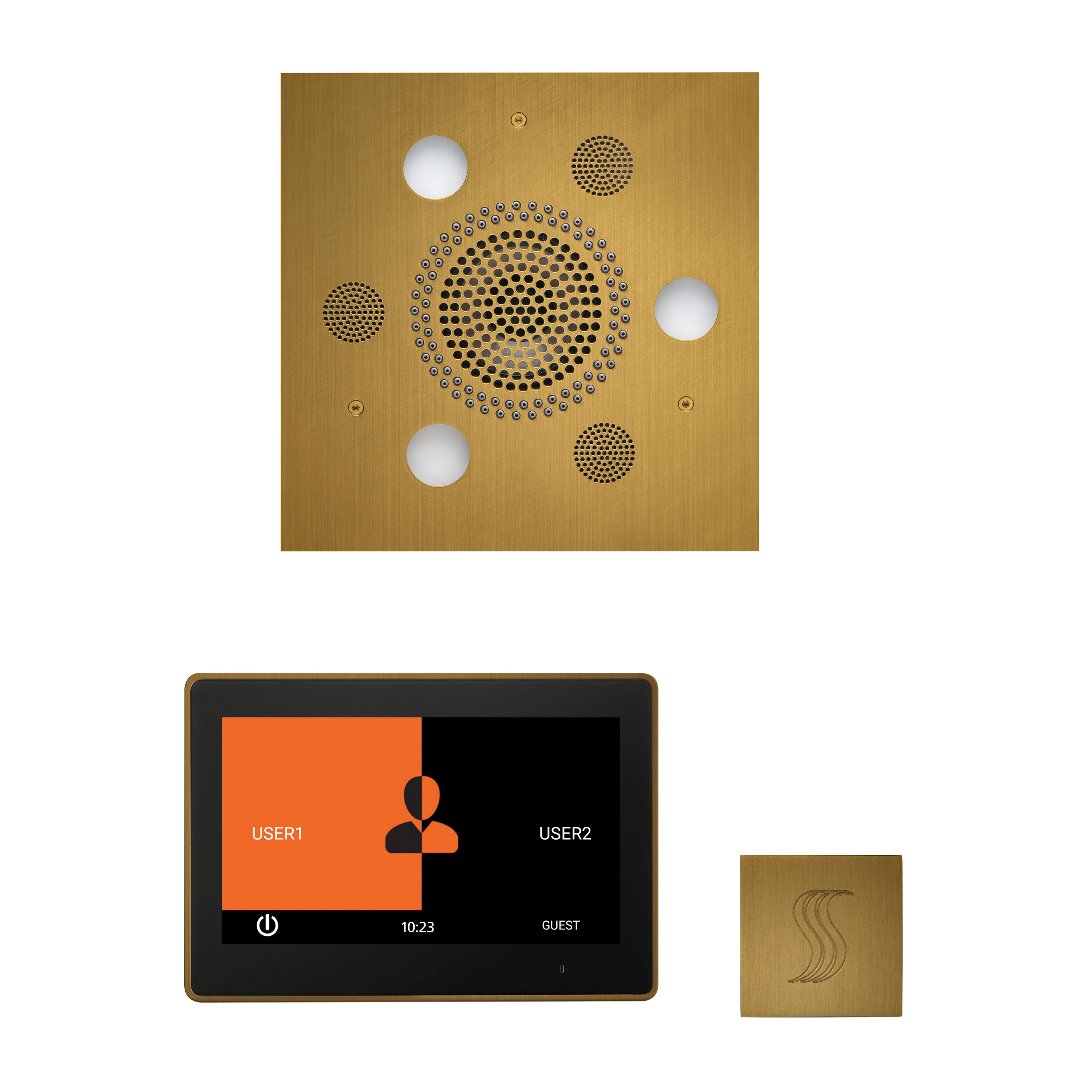 Wellness Steam Package - Serenity Advanced (Square) + ThermaTouch 10 Control + Steam Head (Square) - Maison&Co.