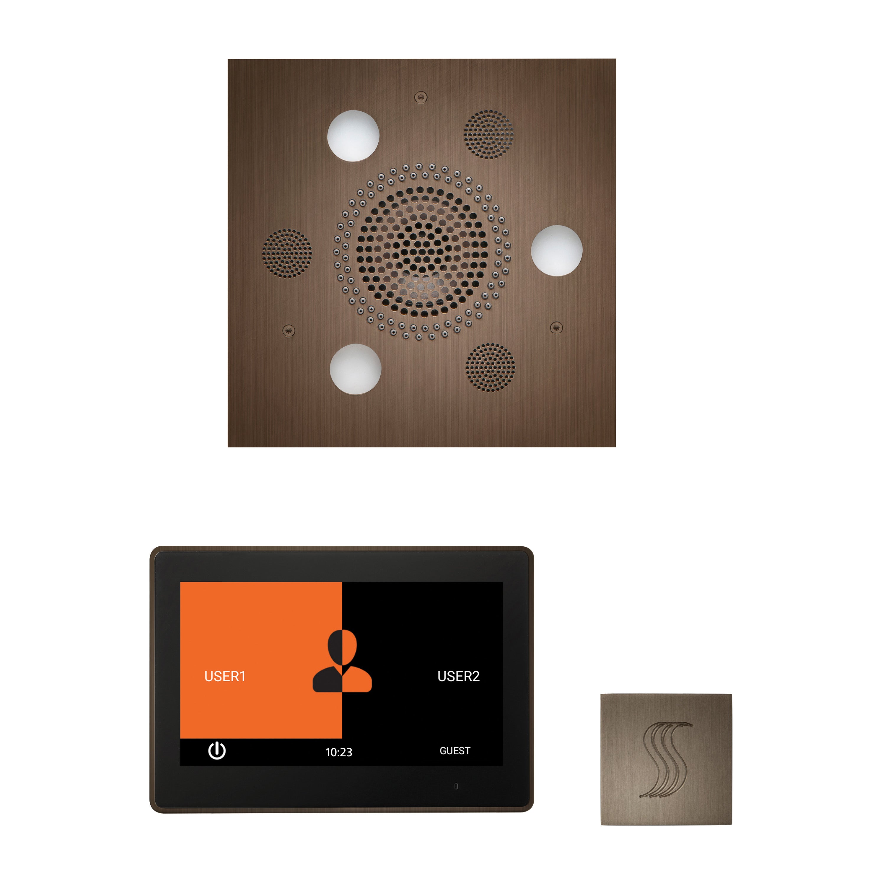 Wellness Steam Package - Serenity Advanced (Square) + ThermaTouch 10 Control + Steam Head (Square) - Maison&Co.