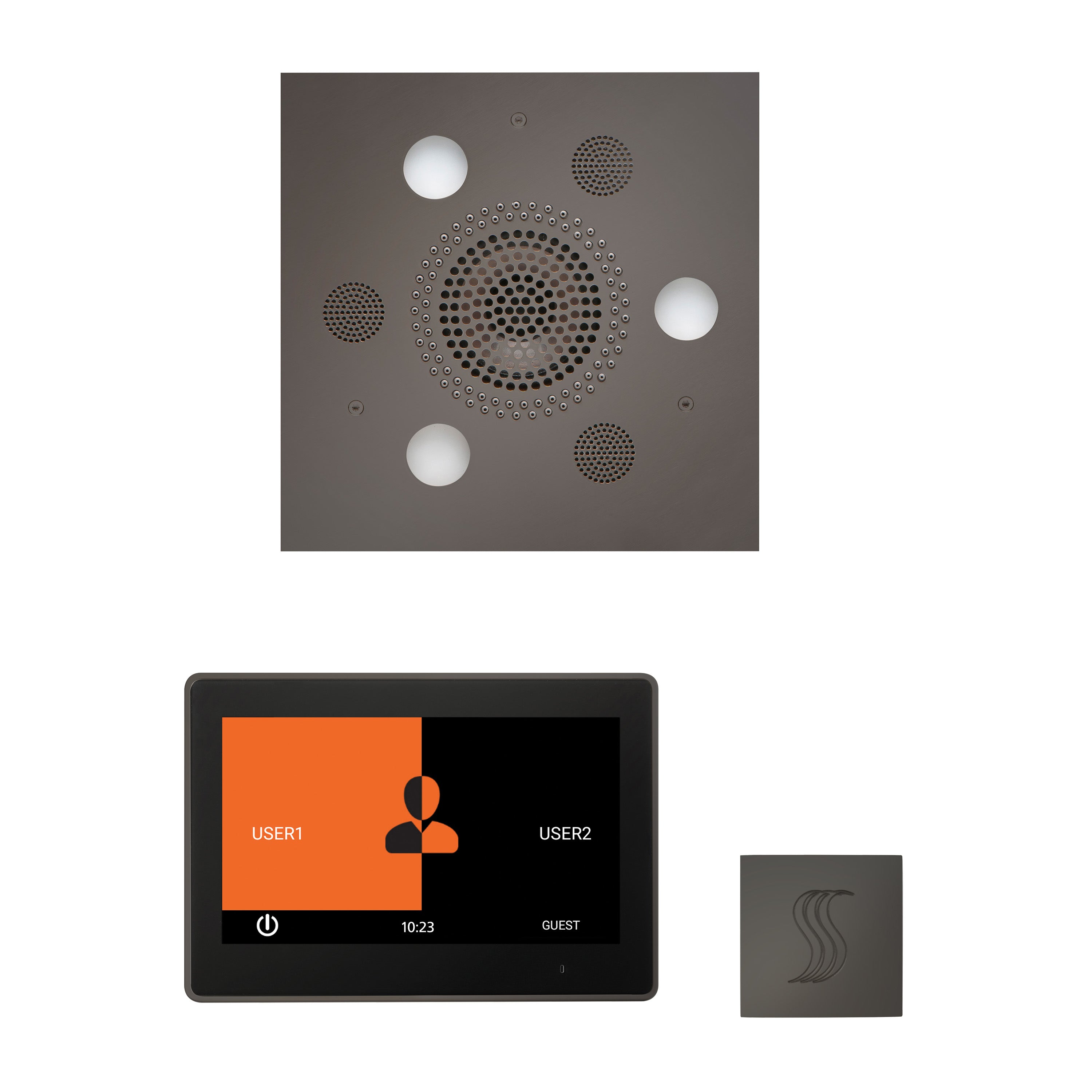 Wellness Steam Package - Serenity Advanced (Square) + ThermaTouch 10 Control + Steam Head (Square) - Maison&Co.