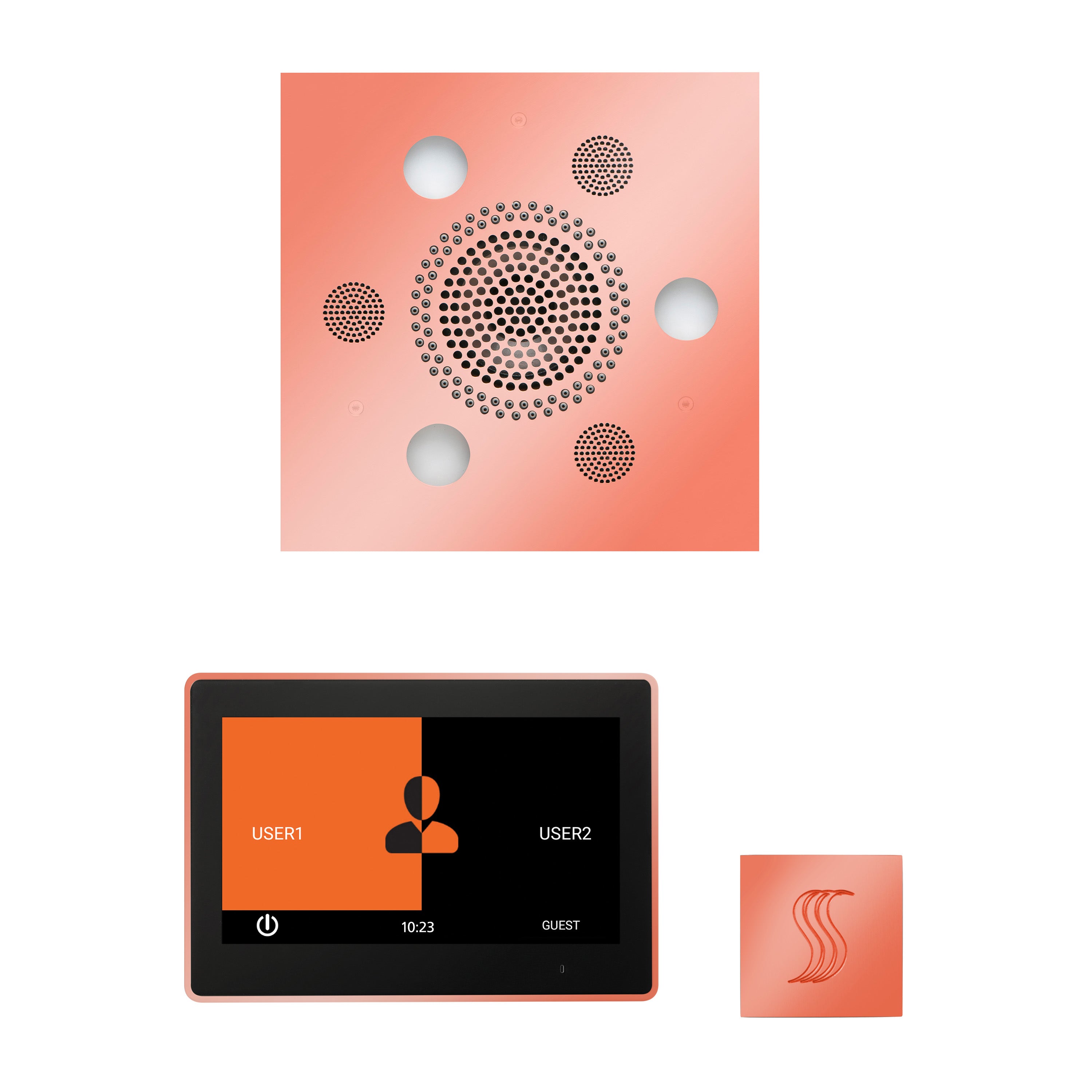 Wellness Steam Package - Serenity Advanced (Square) + ThermaTouch 10 Control + Steam Head (Square) - Maison&Co.