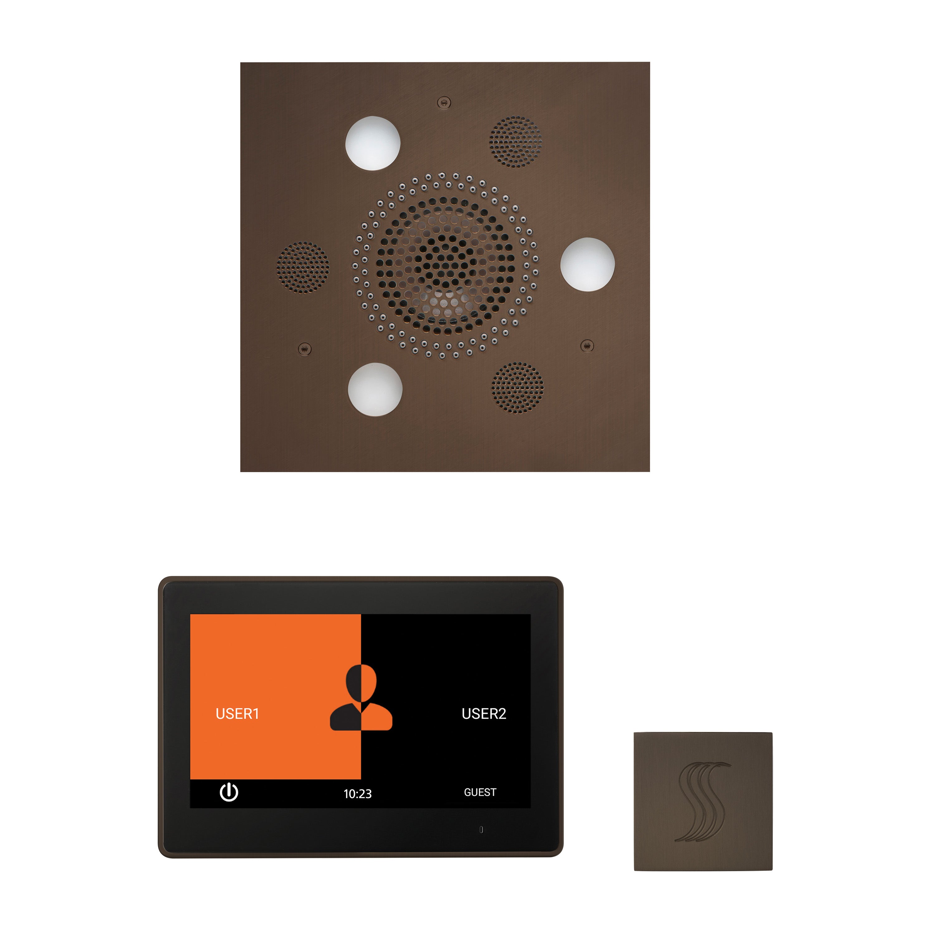 Wellness Steam Package - Serenity Advanced (Square) + ThermaTouch 10 Control + Steam Head (Square) - Maison&Co.