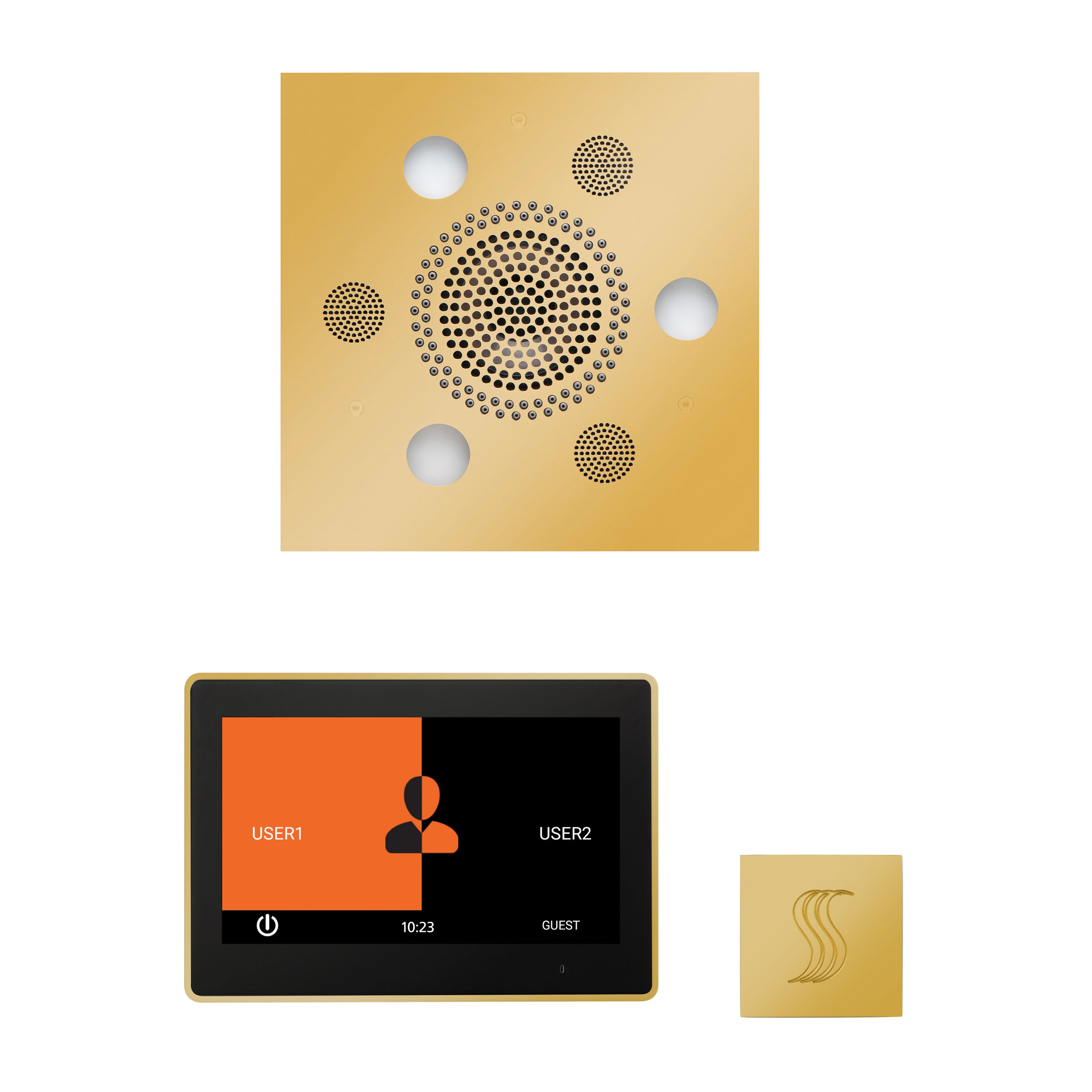 Wellness Steam Package - Serenity Advanced (Square) + ThermaTouch 10 Control + Steam Head (Square) - Maison&Co.