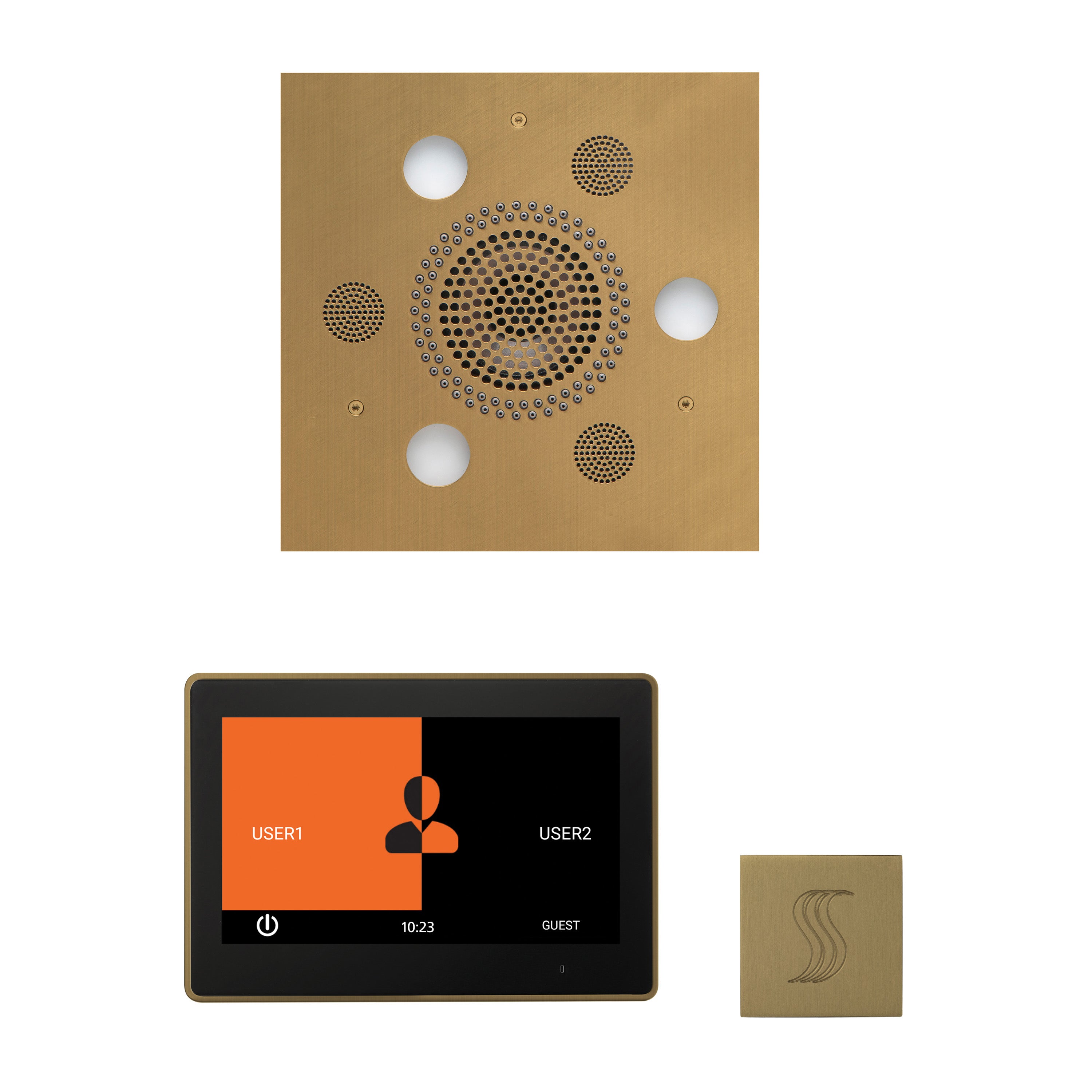 Wellness Steam Package - Serenity Advanced (Square) + ThermaTouch 10 Control + Steam Head (Square) - Maison&Co.