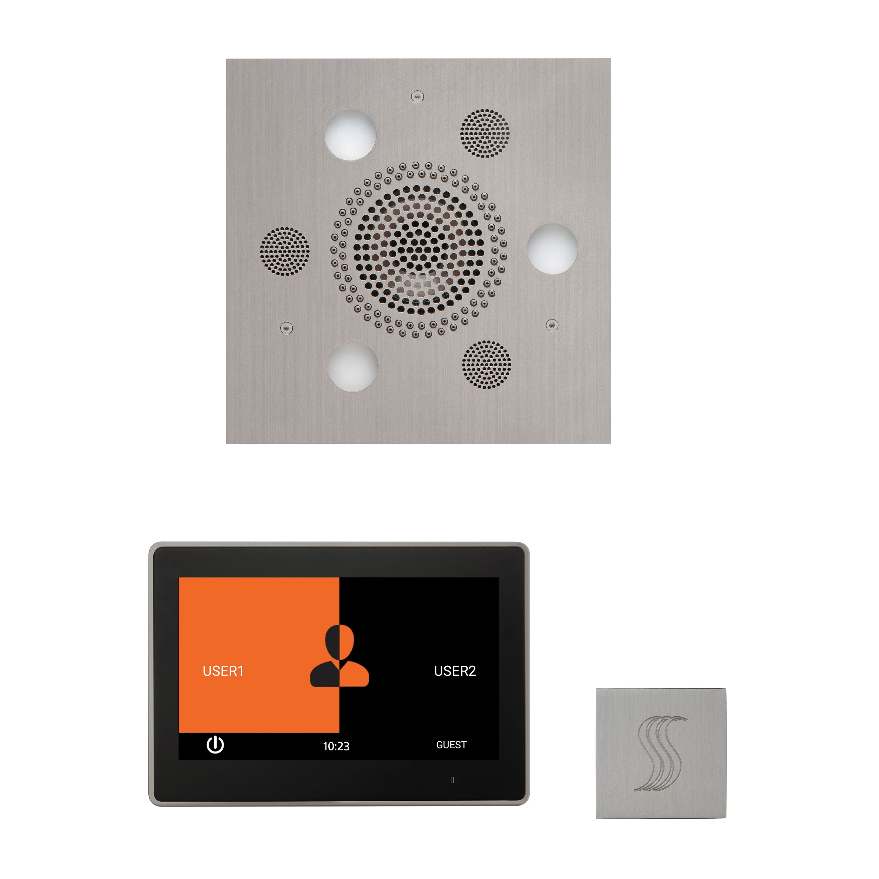 Wellness Steam Package - Serenity Advanced (Square) + ThermaTouch 10 Control + Steam Head (Square) - Maison&Co.