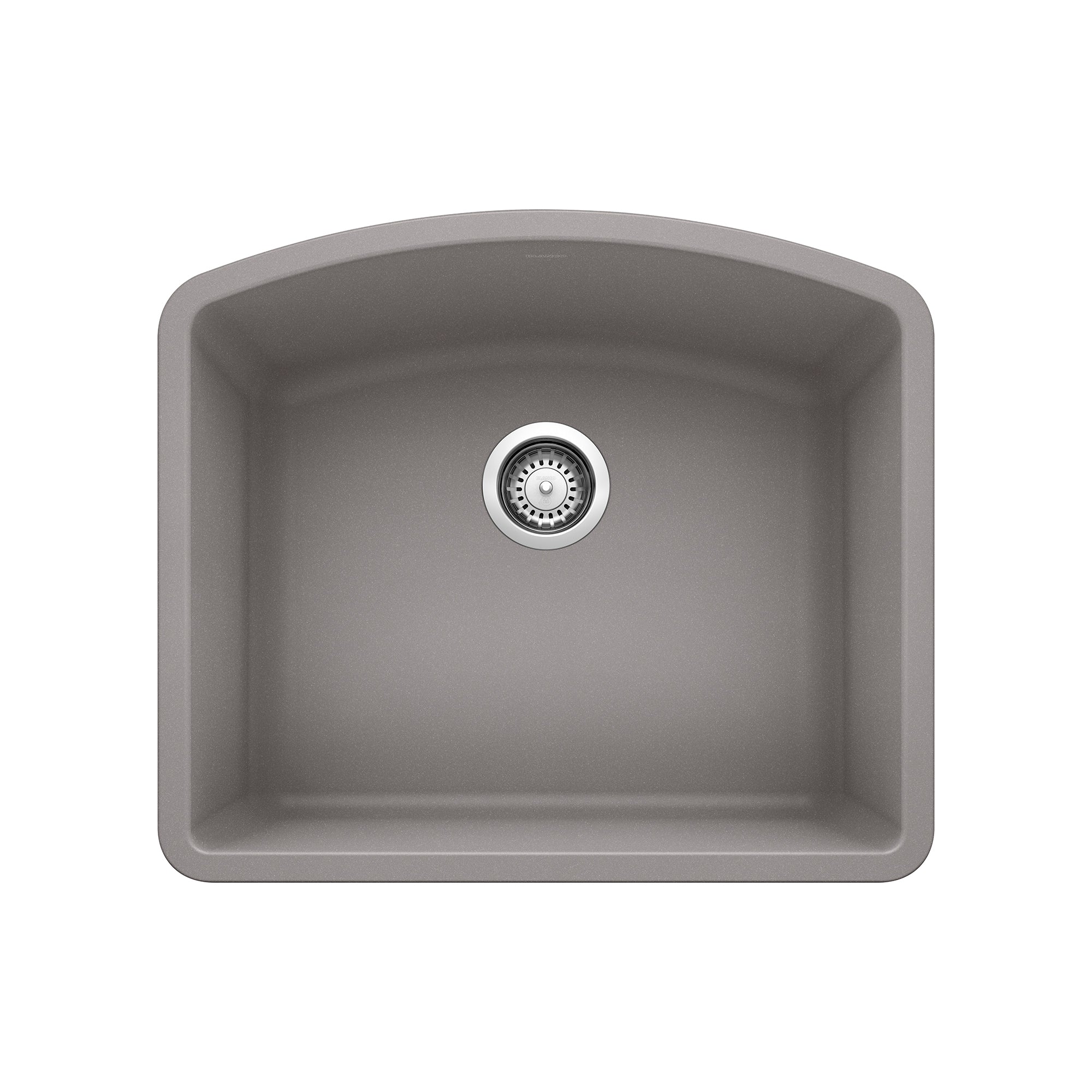 Blanco - 440173 - Diamond SILGRANIT 24" Single Bowl Undermount Kitchen Sink - Metallic Gray