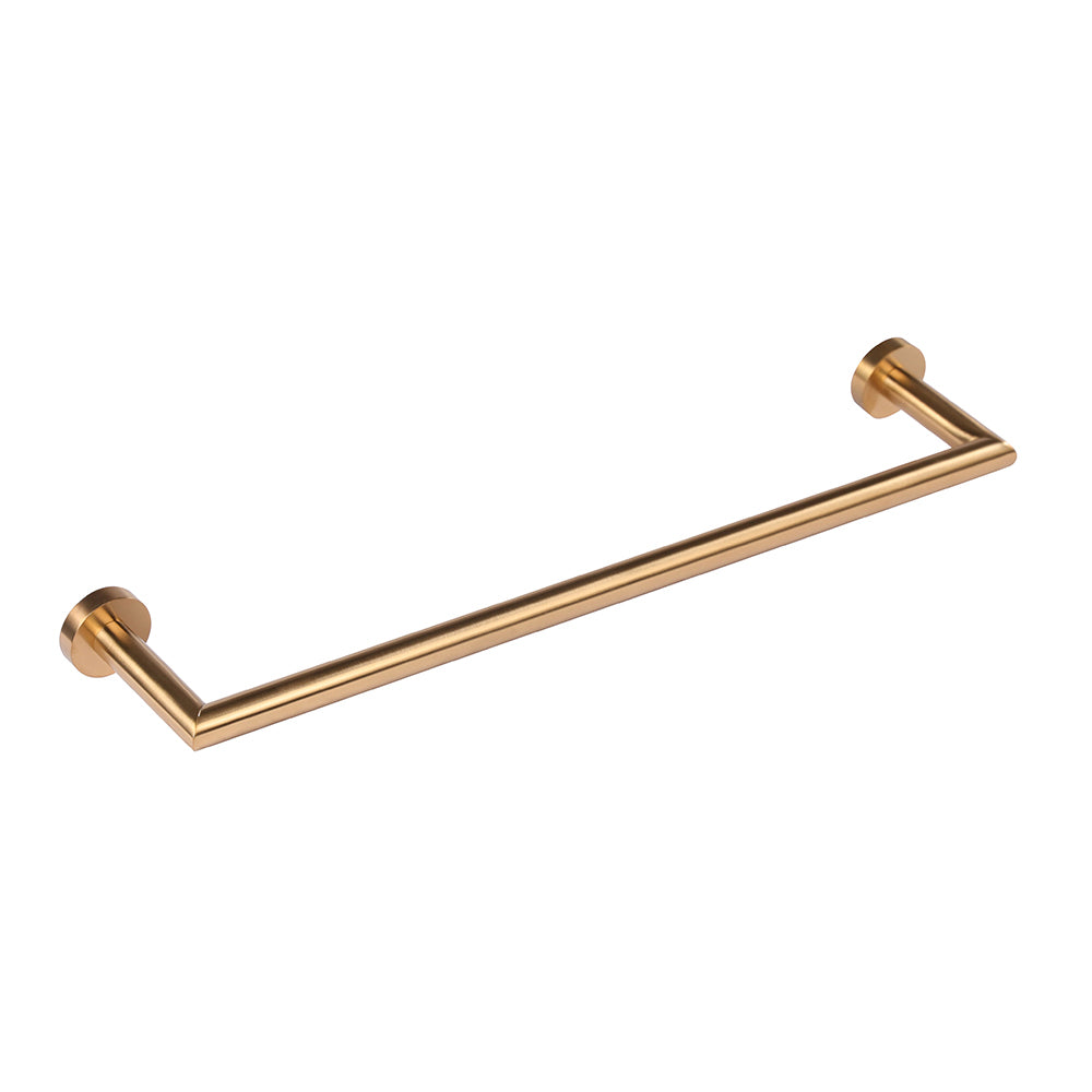 Wall-mount towel bar made of chrome plated brass  W:19 3/4",D: 3 5/8"