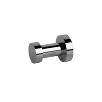 Wall-mount robe hook made of chrome plated brass. Diam: 1 5/8", D: 2 1/4". - Maison&Co.