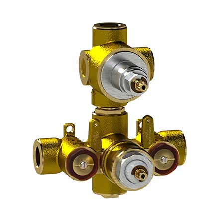 Luxtherm® 1/2 Thermostatic Rough-In (2 Port Shared) - Maison&Co.