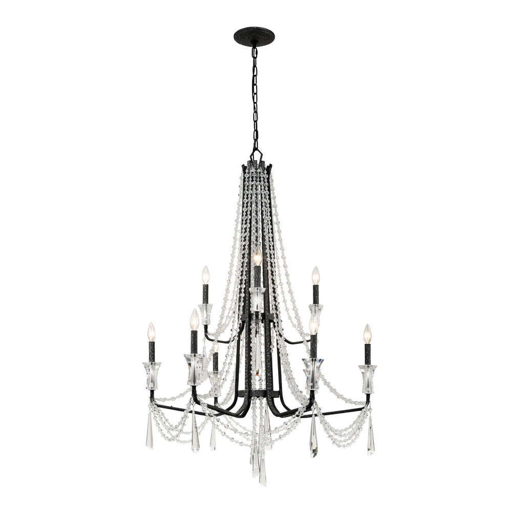 Varaluz - 270C09OX - Nine Light Chandelier - Barcelona - Onyx