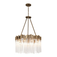 Varaluz - 309P10HG - Ten Light Pendant - Matrix - Havana Gold