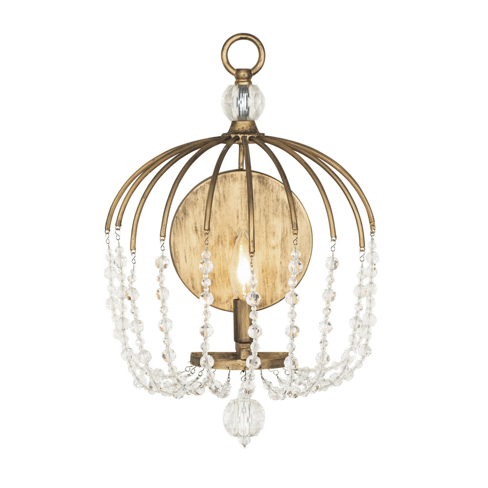 Varaluz - 343W01HG - One Light Wall Sconce - Voliere - Havana Gold