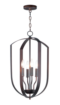Maxim - 10034OI - Four Light Chandelier - Provident - Oil Rubbed Bronze