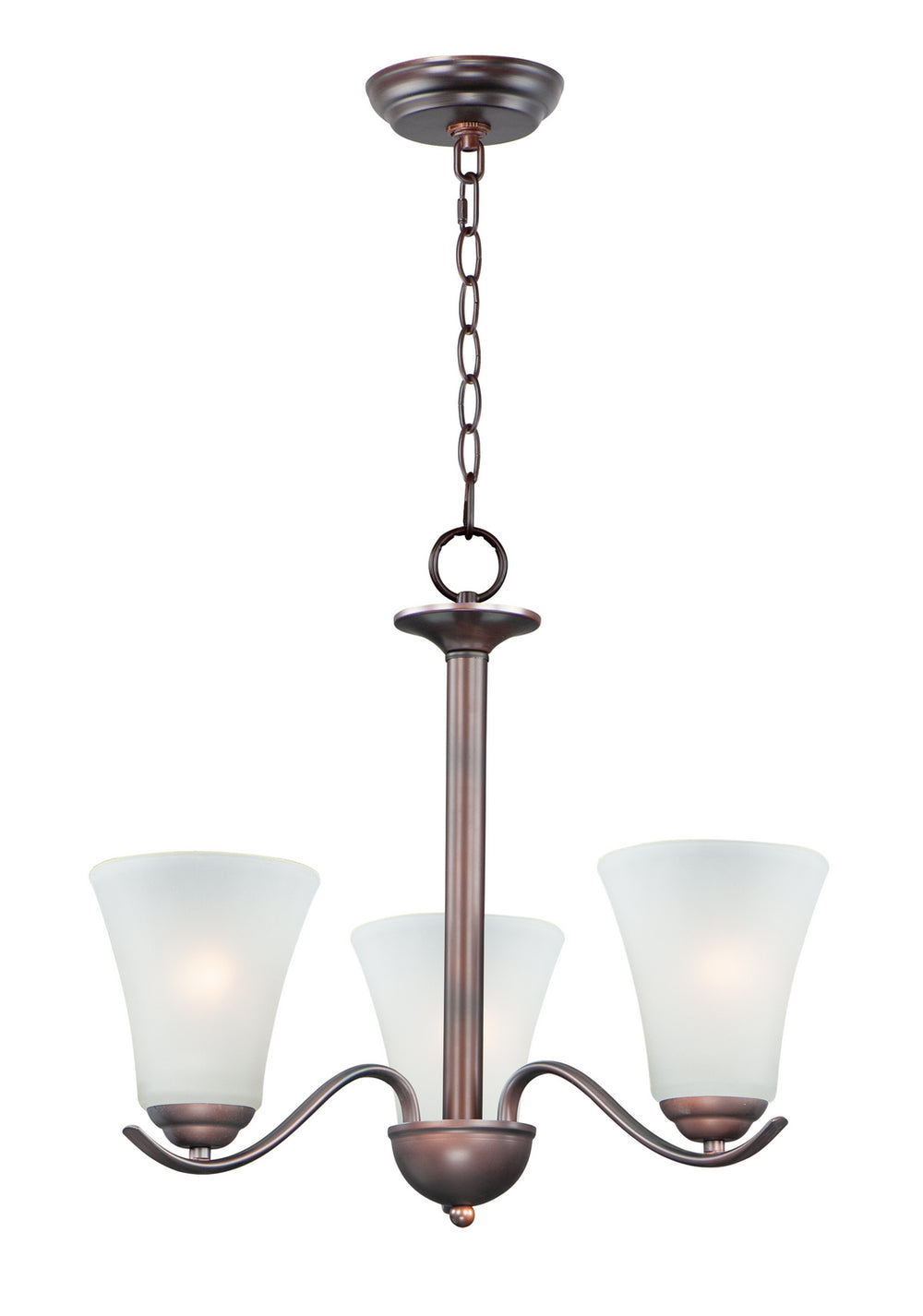 Maxim - 12073FTOI - Three Light Chandelier - Vital - Oil Rubbed Bronze