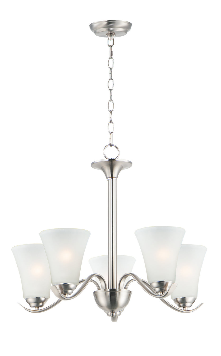 Maxim - 12075FTSN - Five Light Chandelier - Vital - Satin Nickel