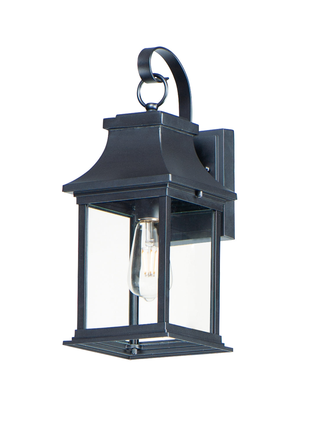 Maxim - 30022CLBK - One Light Outdoor Wall Lantern - Vicksburg - Black