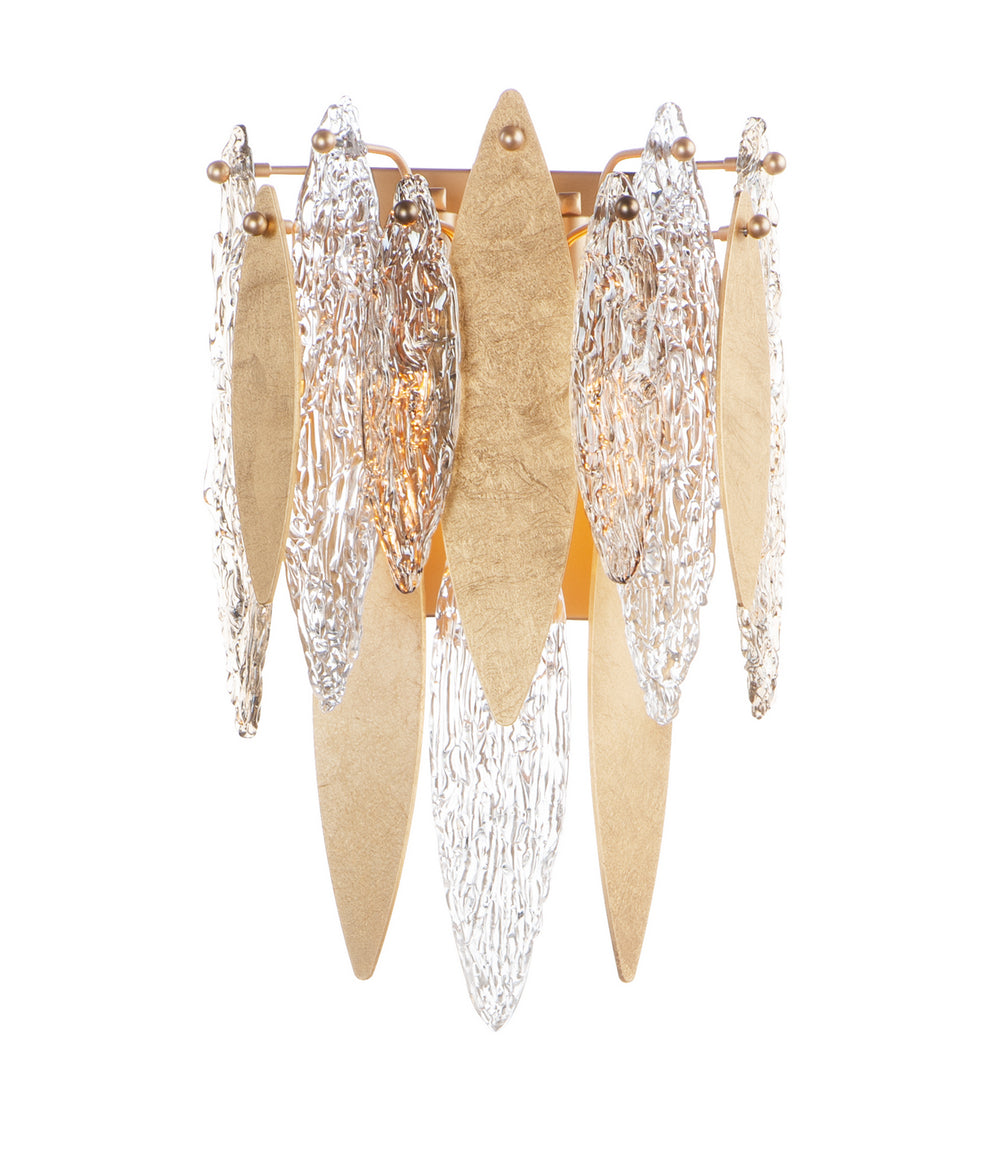 Maxim - 32322CLCMPGL - Three Light Wall Sconce - Majestic - Gold Leaf