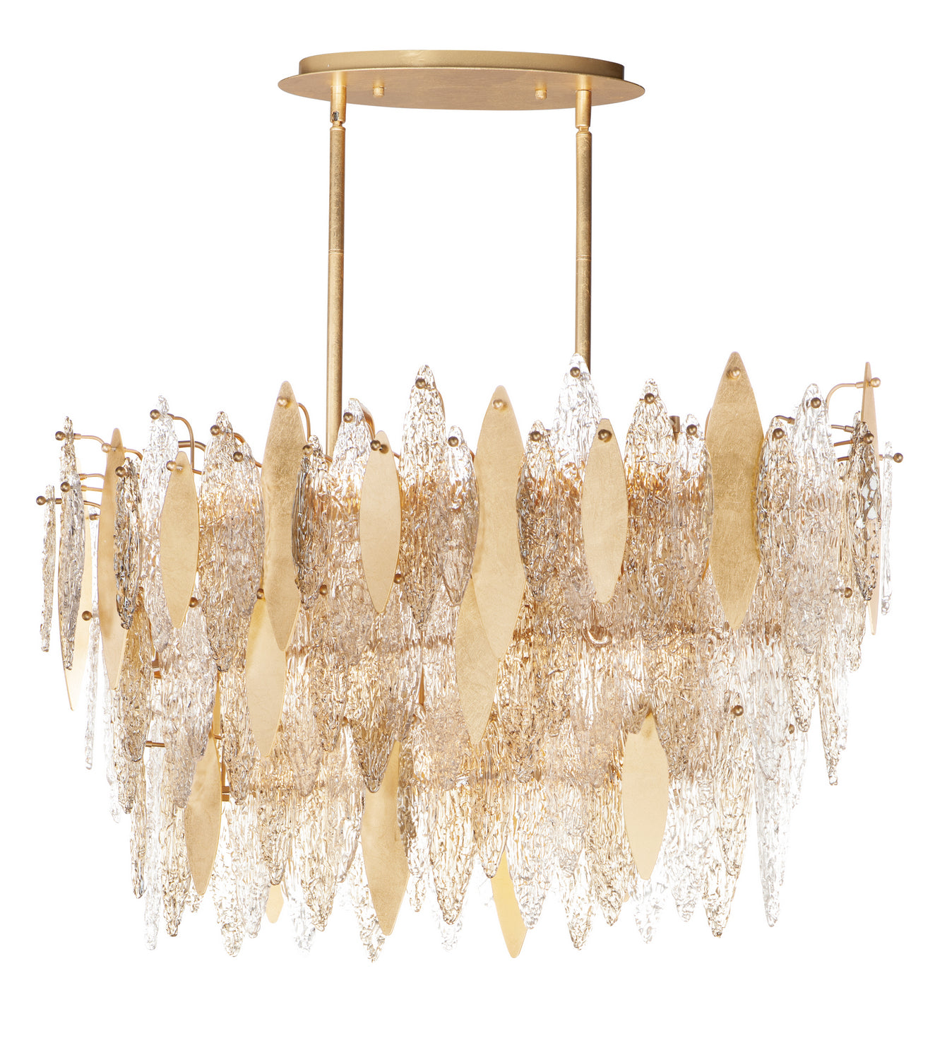 Maxim - 32326CLCMPGL - 18 Light Chandelier - Majestic - Gold Leaf