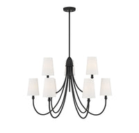 Savoy House - 1-2541-9-89 - Nine Light Chandelier - Cameron - Matte Black